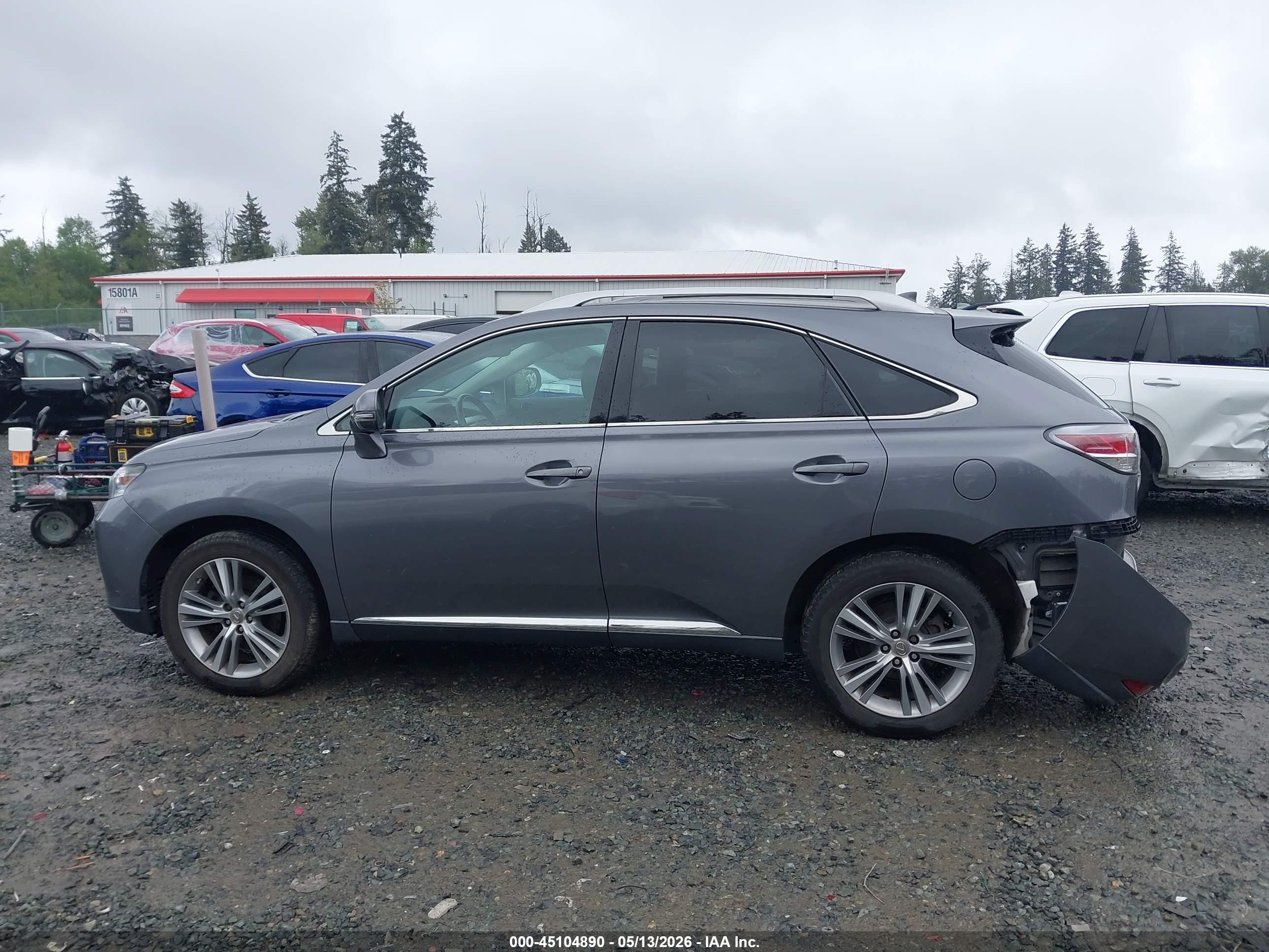 2015 Lexus Rx 350   Gray vin: 2T2BK1BA3FC318607
