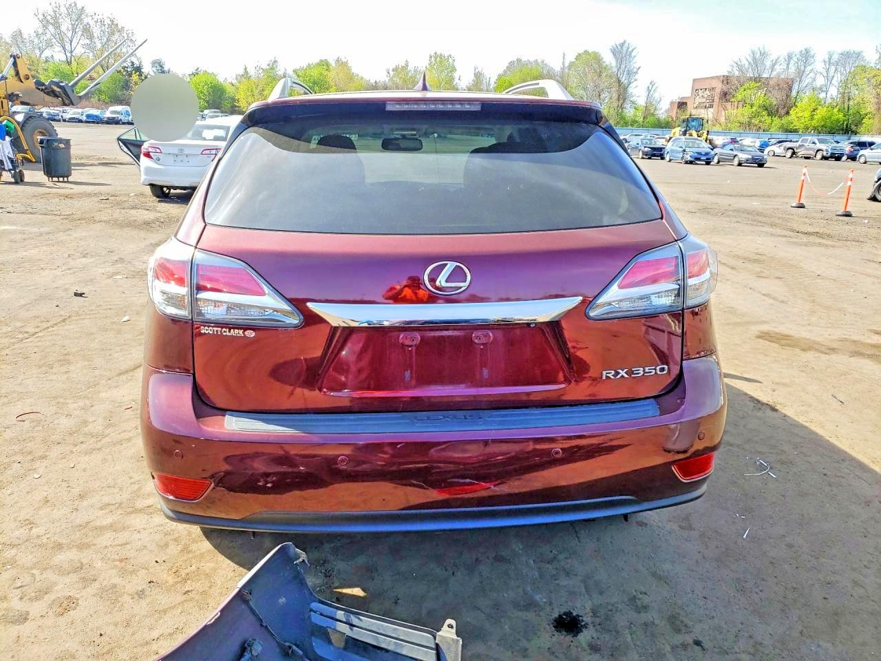 2015 Lexus Rx 350 Base Burgundy vin: 2T2BK1BA3FC318753