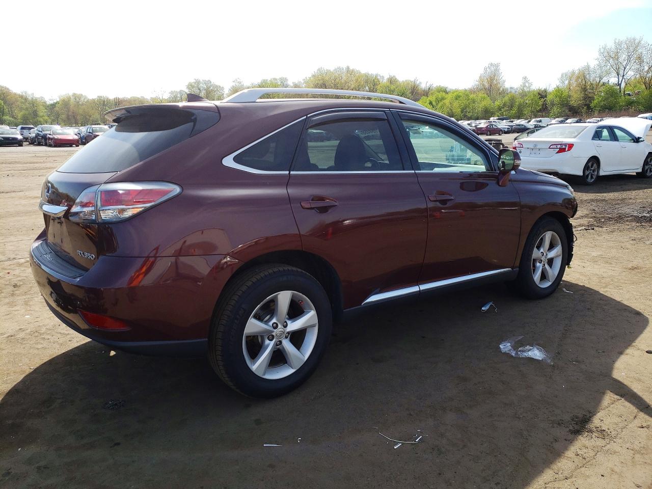 2015 Lexus Rx 350 Base Burgundy vin: 2T2BK1BA3FC318753