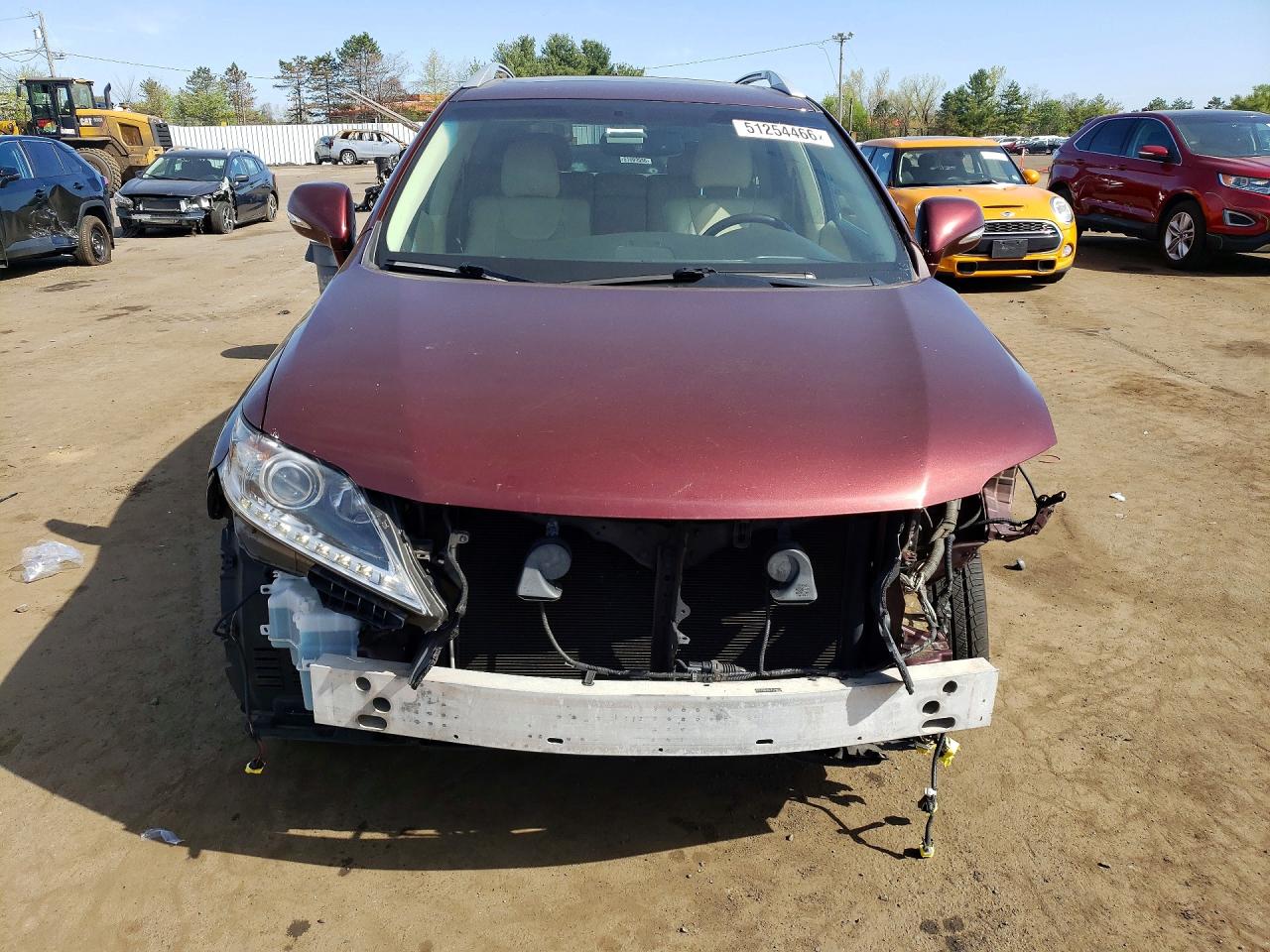 2015 Lexus Rx 350 Base Burgundy vin: 2T2BK1BA3FC318753
