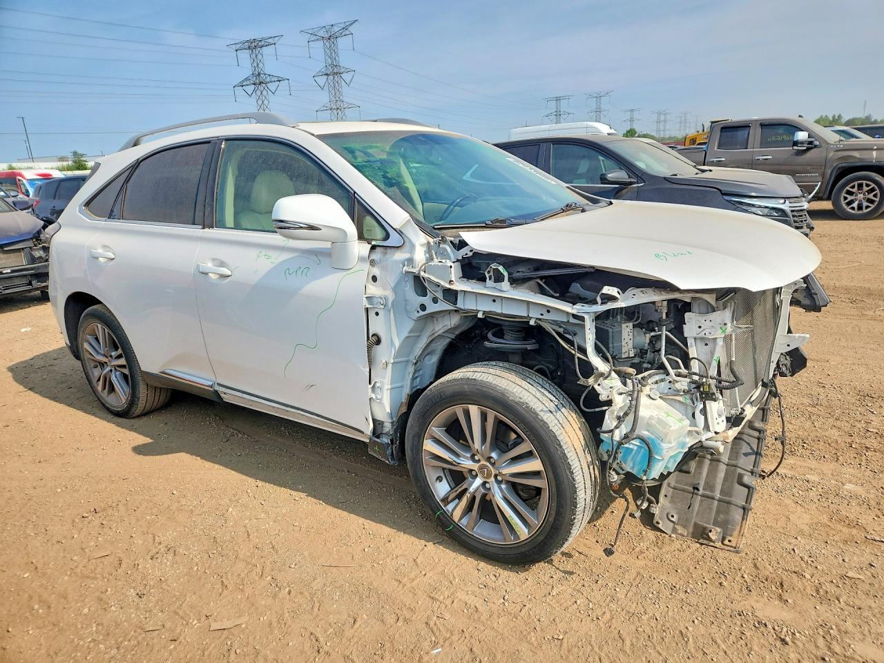 2015 Lexus Rx 350 Base White vin: 2T2BK1BA3FC322219