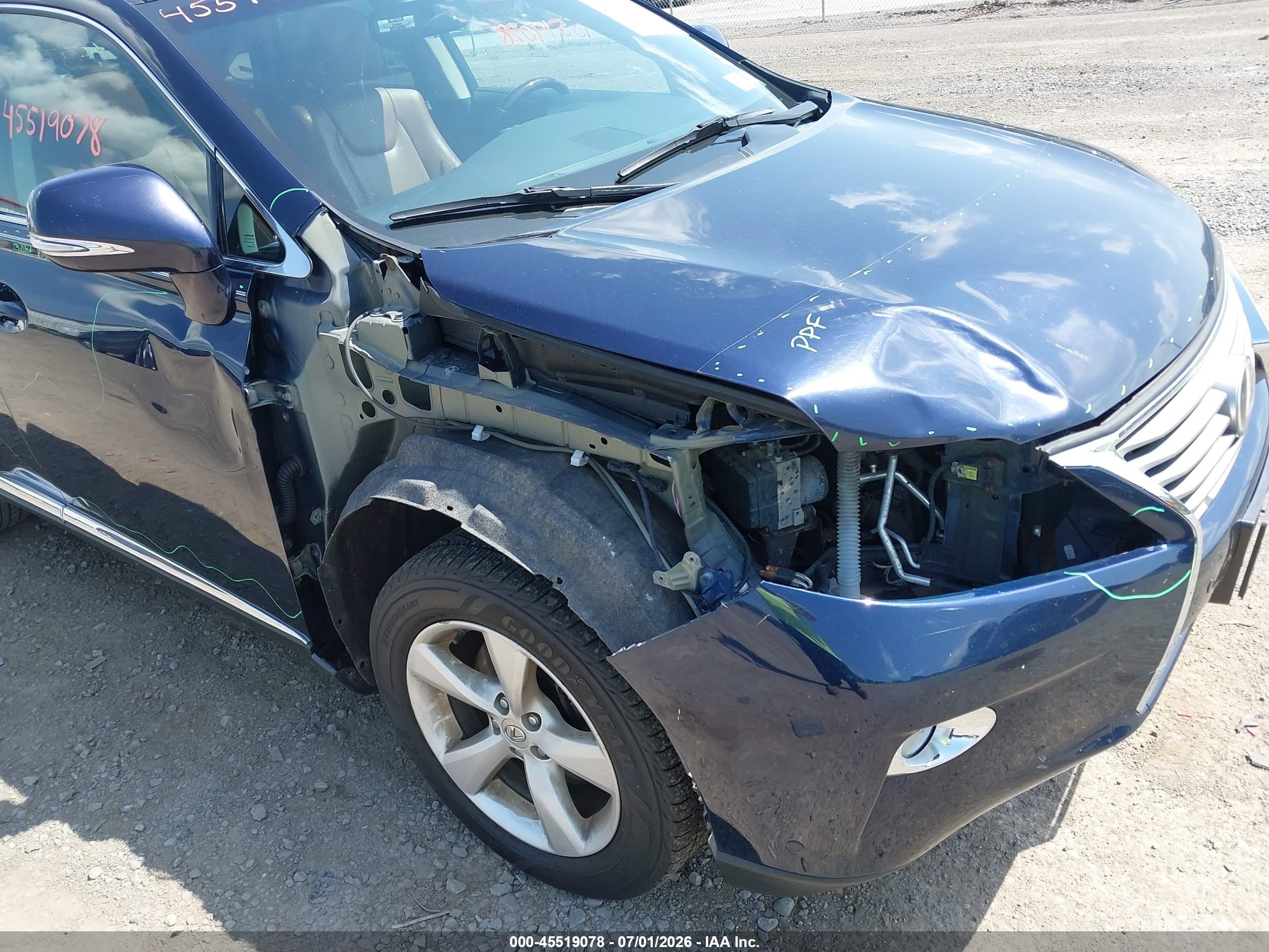 2015 Lexus Rx 350   Blue vin: 2T2BK1BA3FC334063