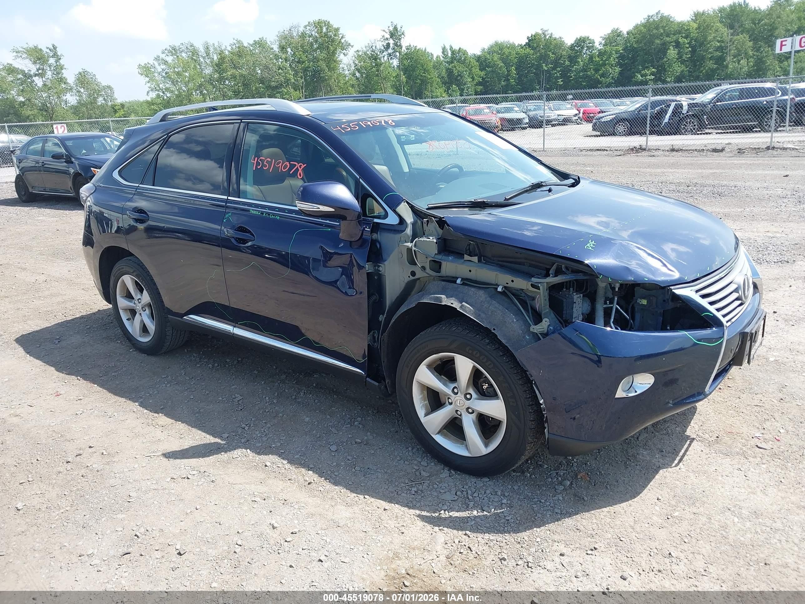 2015 Lexus Rx 350   Blue vin: 2T2BK1BA3FC334063