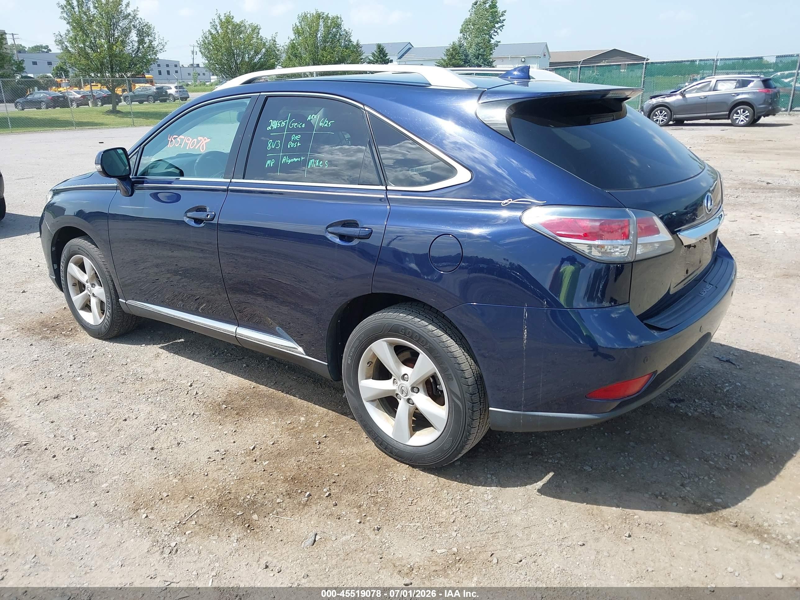 2015 Lexus Rx 350   Blue vin: 2T2BK1BA3FC334063