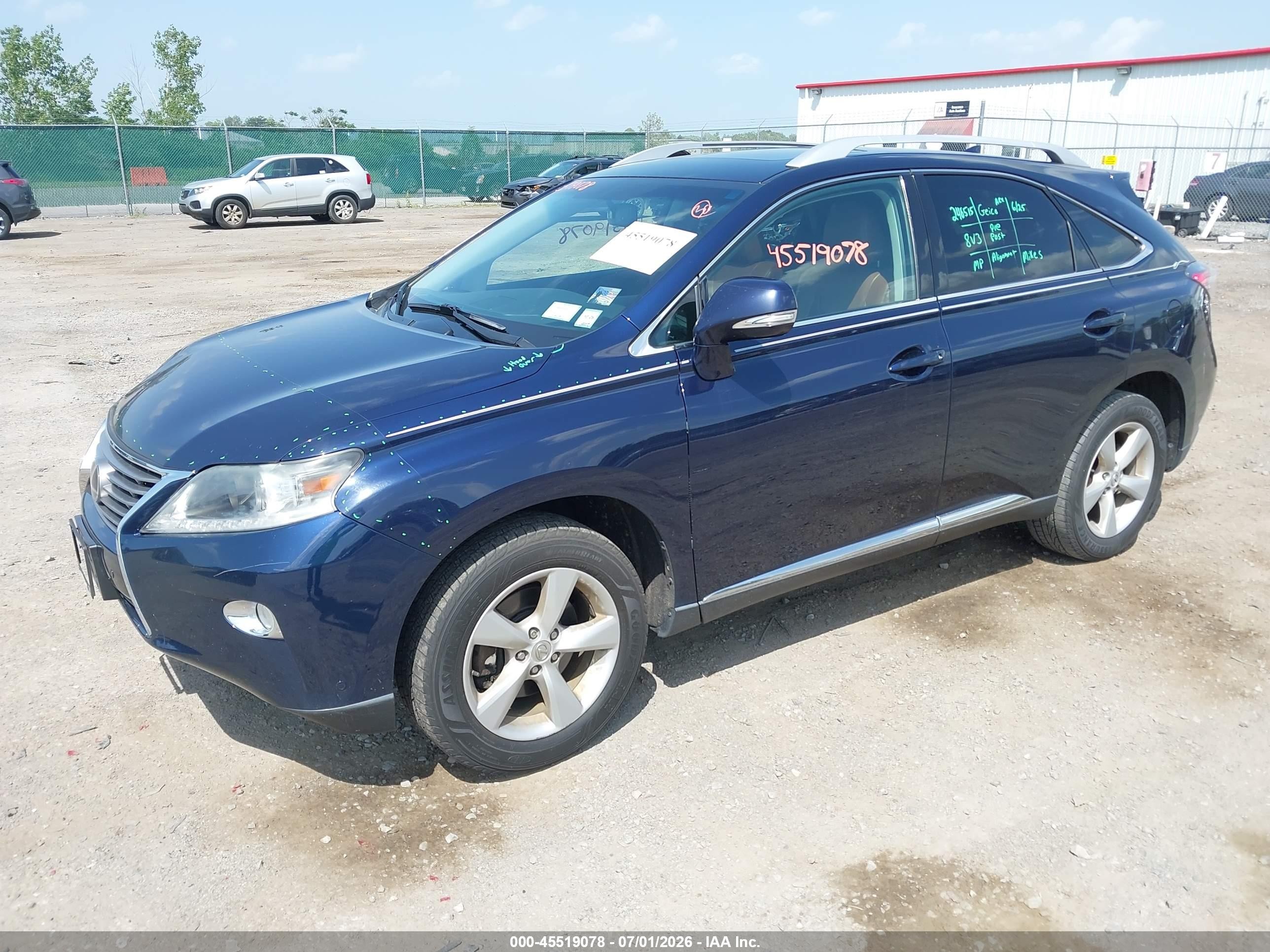 2015 Lexus Rx 350   Blue vin: 2T2BK1BA3FC334063