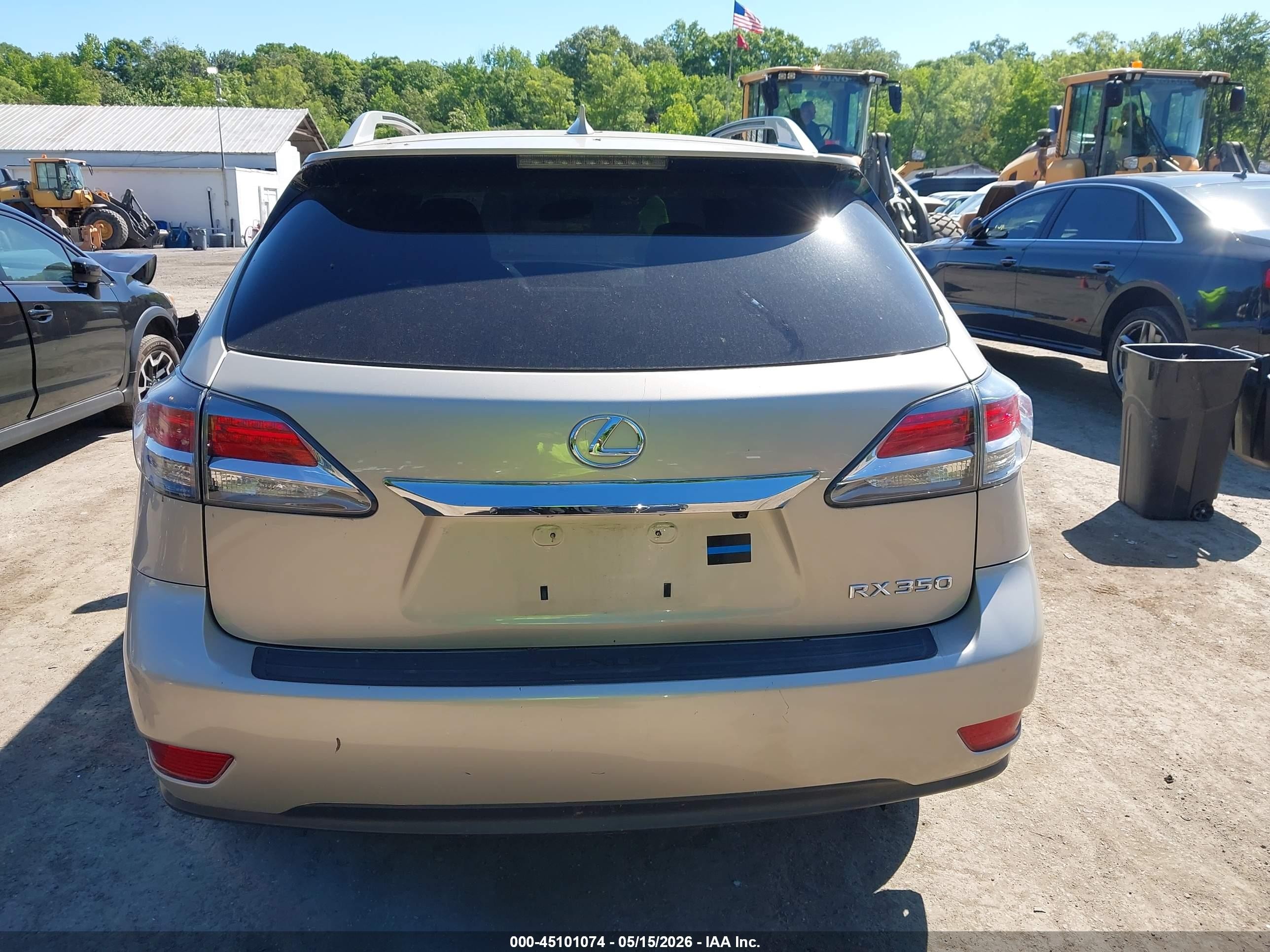 2015 Lexus Rx 350 Gold vin: 2T2BK1BA3FC335777