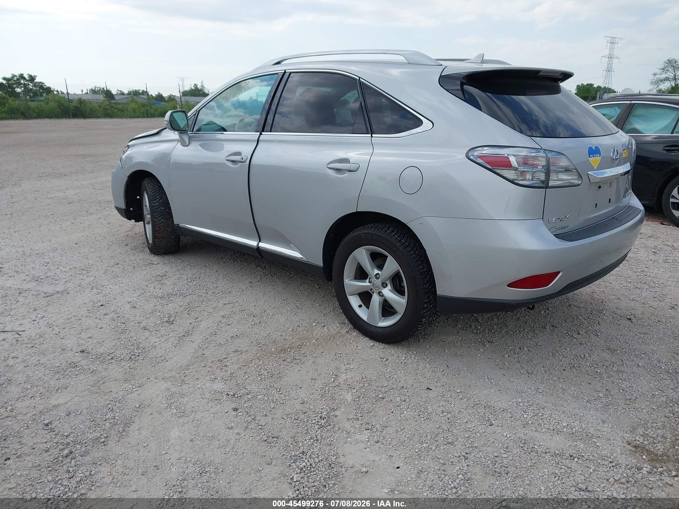 2010 Lexus Rx 350   Silver vin: 2T2BK1BA4AC013478