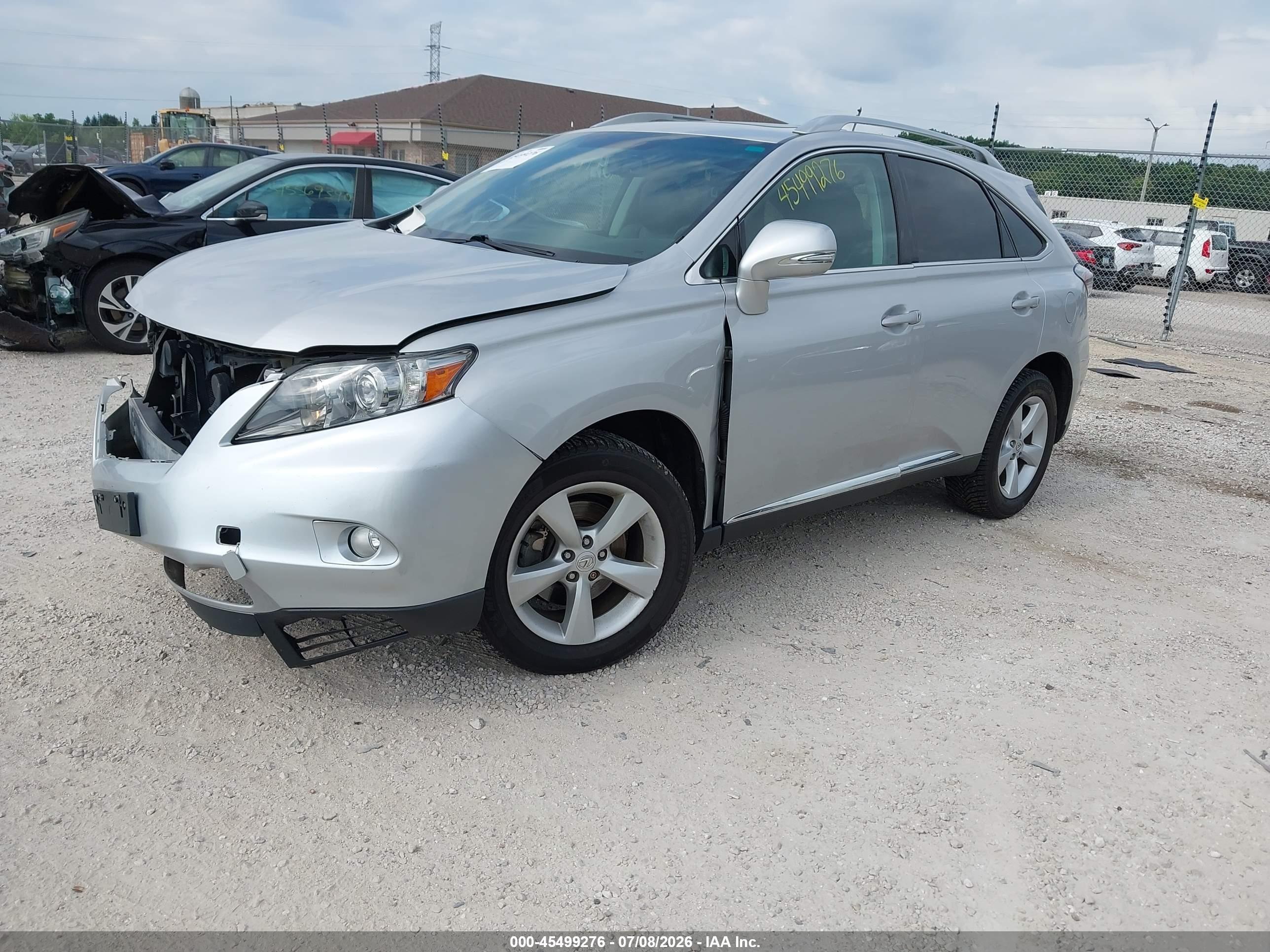 2010 Lexus Rx 350   Silver vin: 2T2BK1BA4AC013478