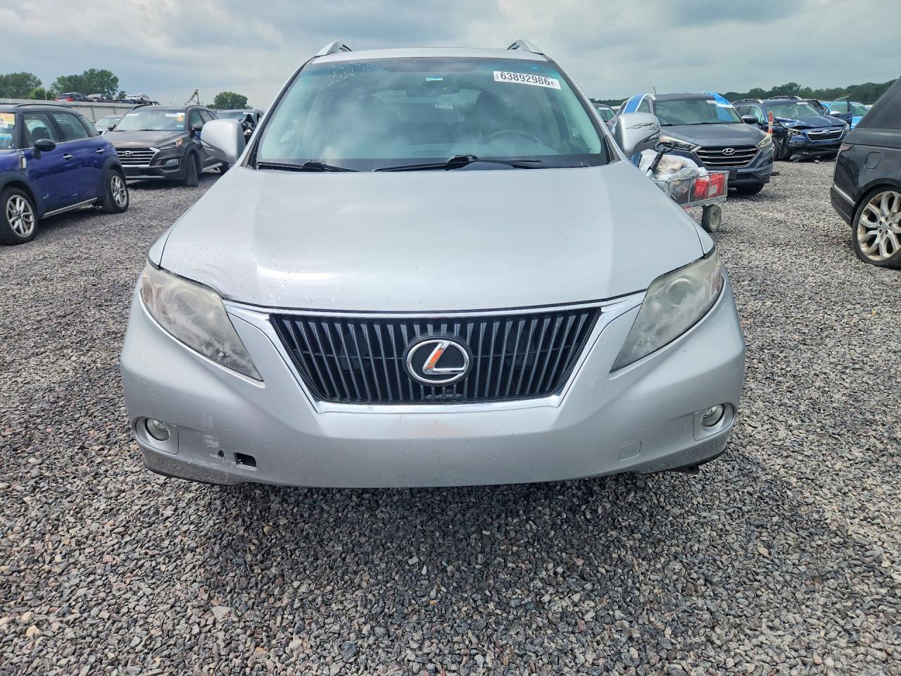 2010 Lexus Rx 350 Silver vin: 2T2BK1BA4AC021841