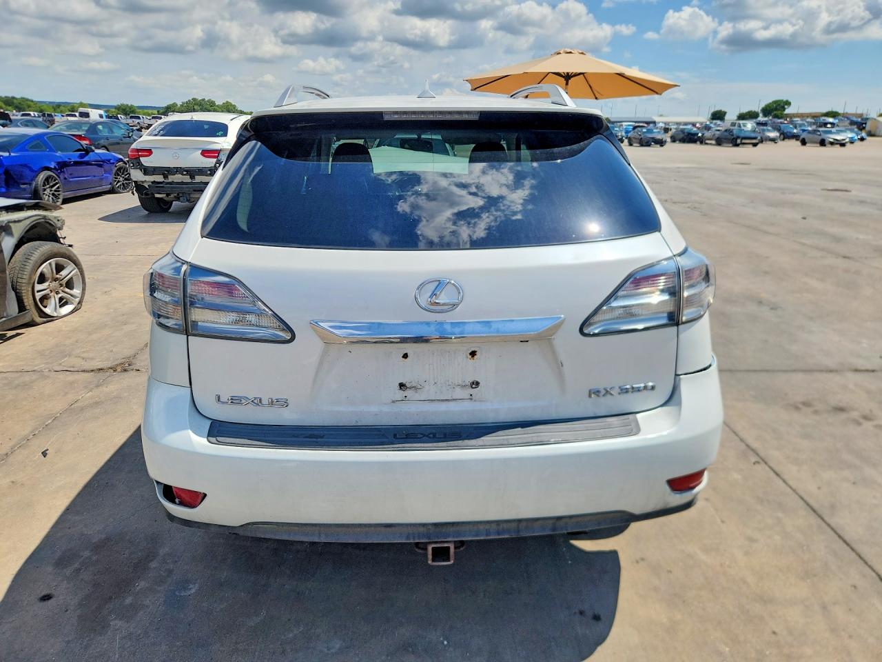 2010 Lexus Rx 350 White vin: 2T2BK1BA4AC031446