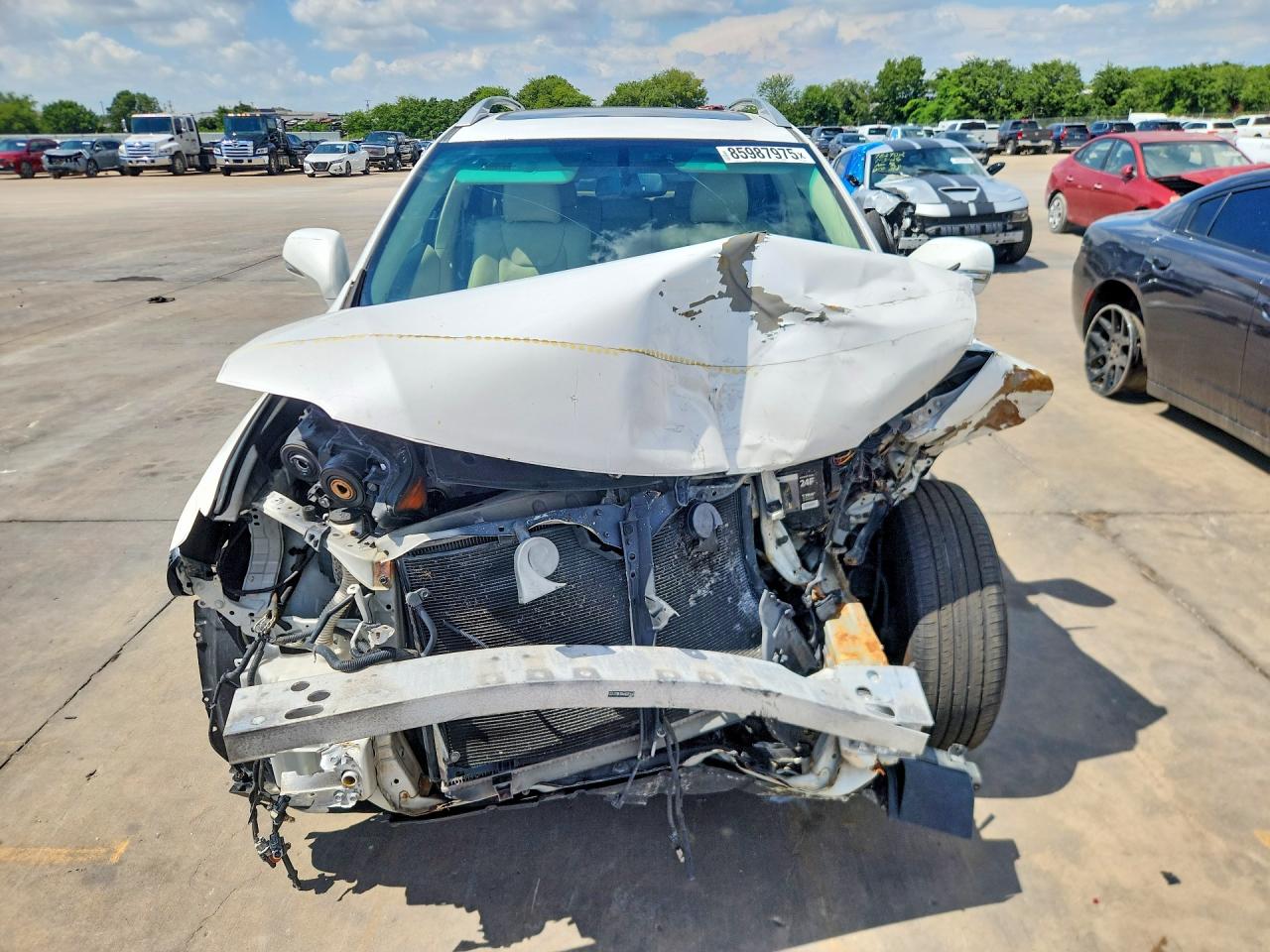 2010 Lexus Rx 350 White vin: 2T2BK1BA4AC031446