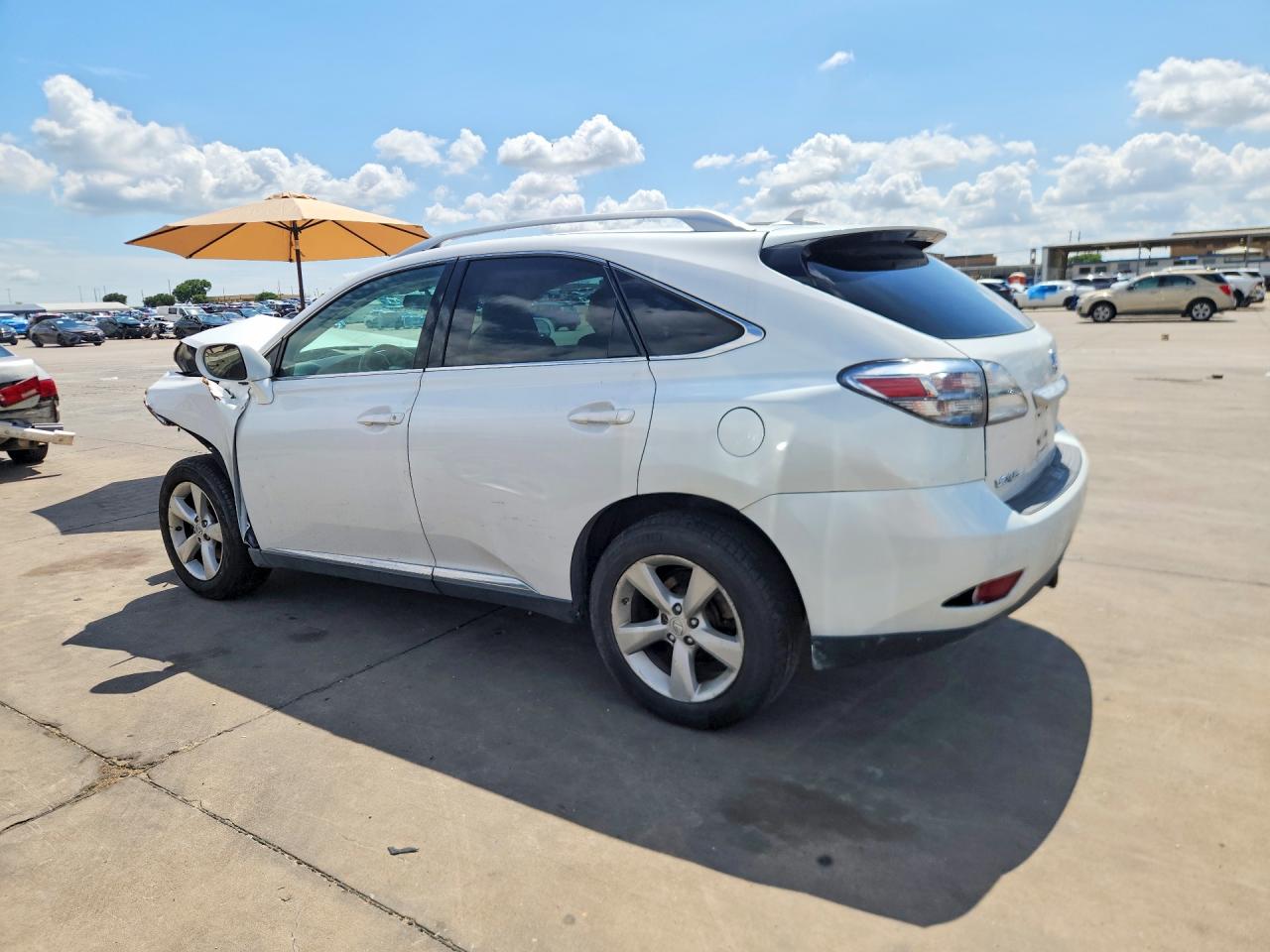 2010 Lexus Rx 350 White vin: 2T2BK1BA4AC031446