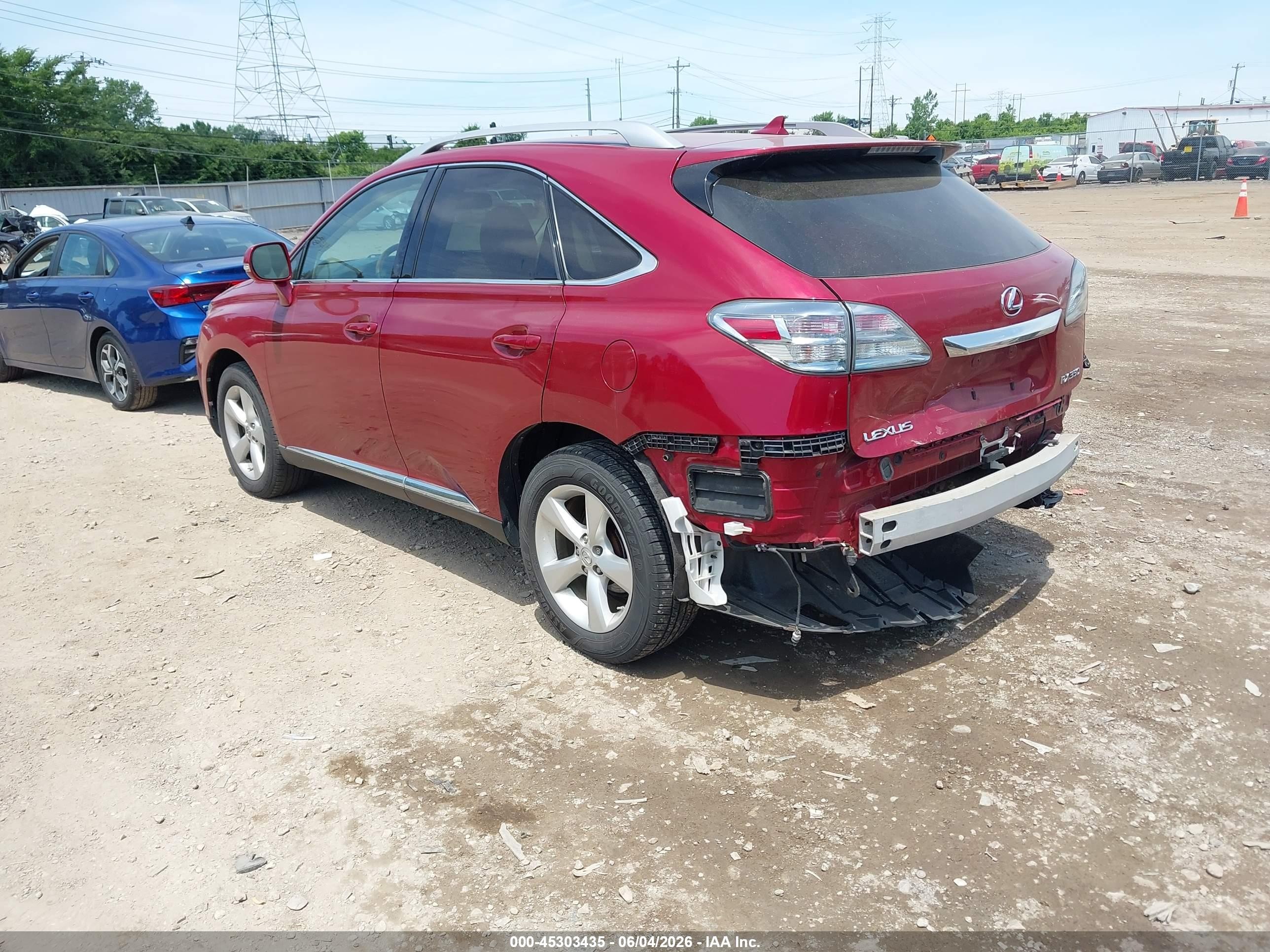 2010 Lexus Rx 350   Red vin: 2T2BK1BA4AC032662