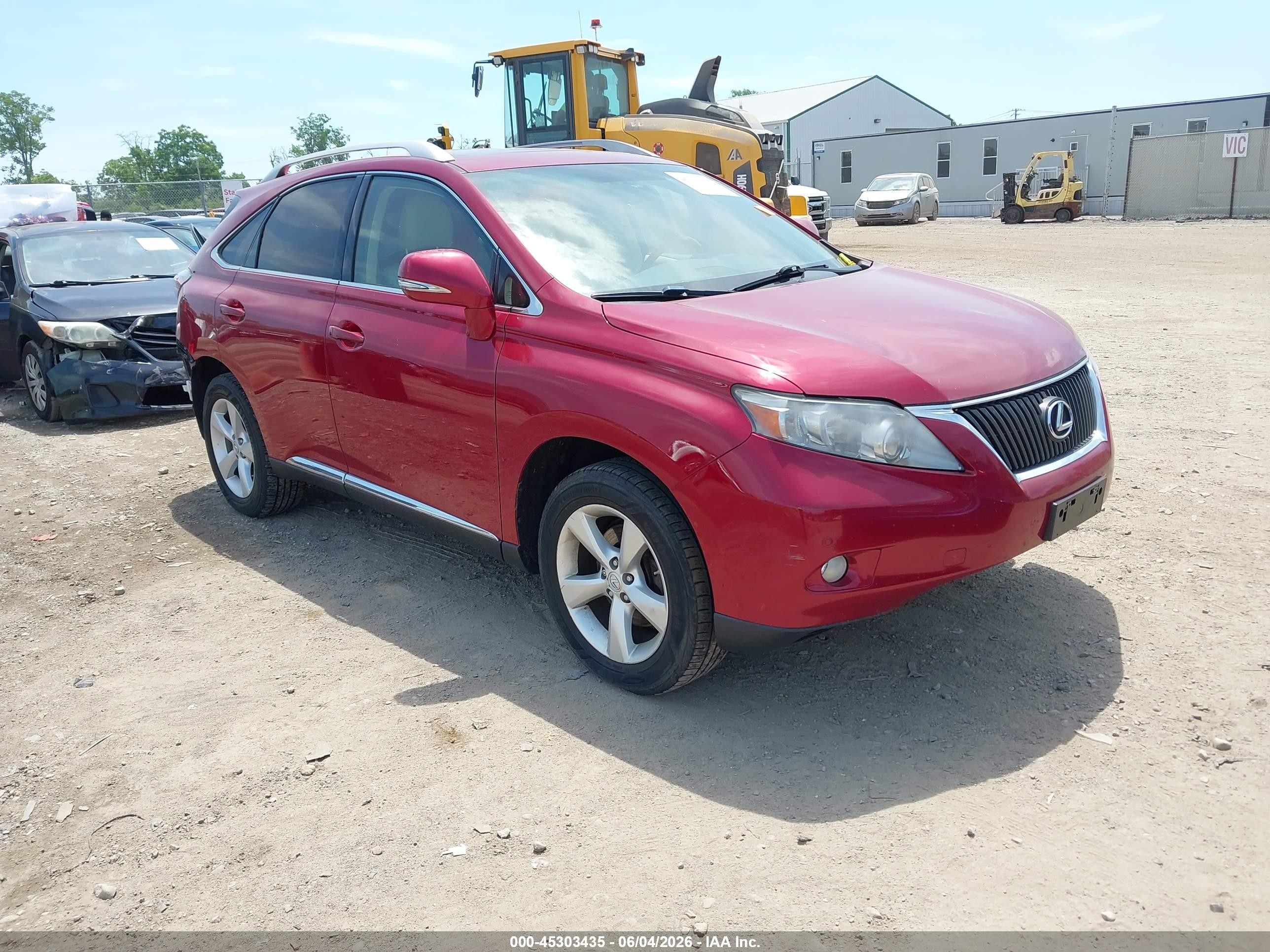 2010 Lexus Rx 350   Red vin: 2T2BK1BA4AC032662