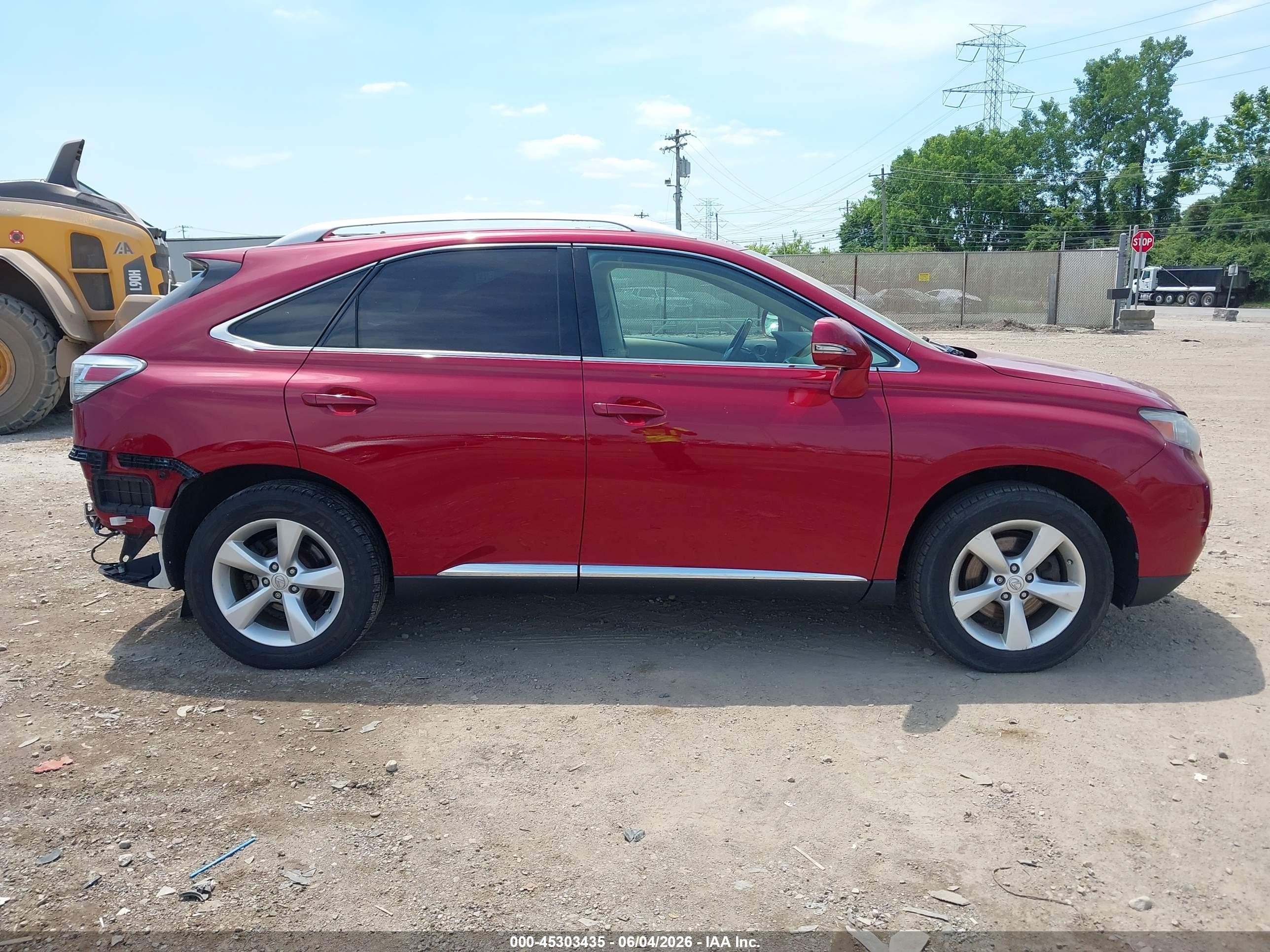 2010 Lexus Rx 350   Red vin: 2T2BK1BA4AC032662