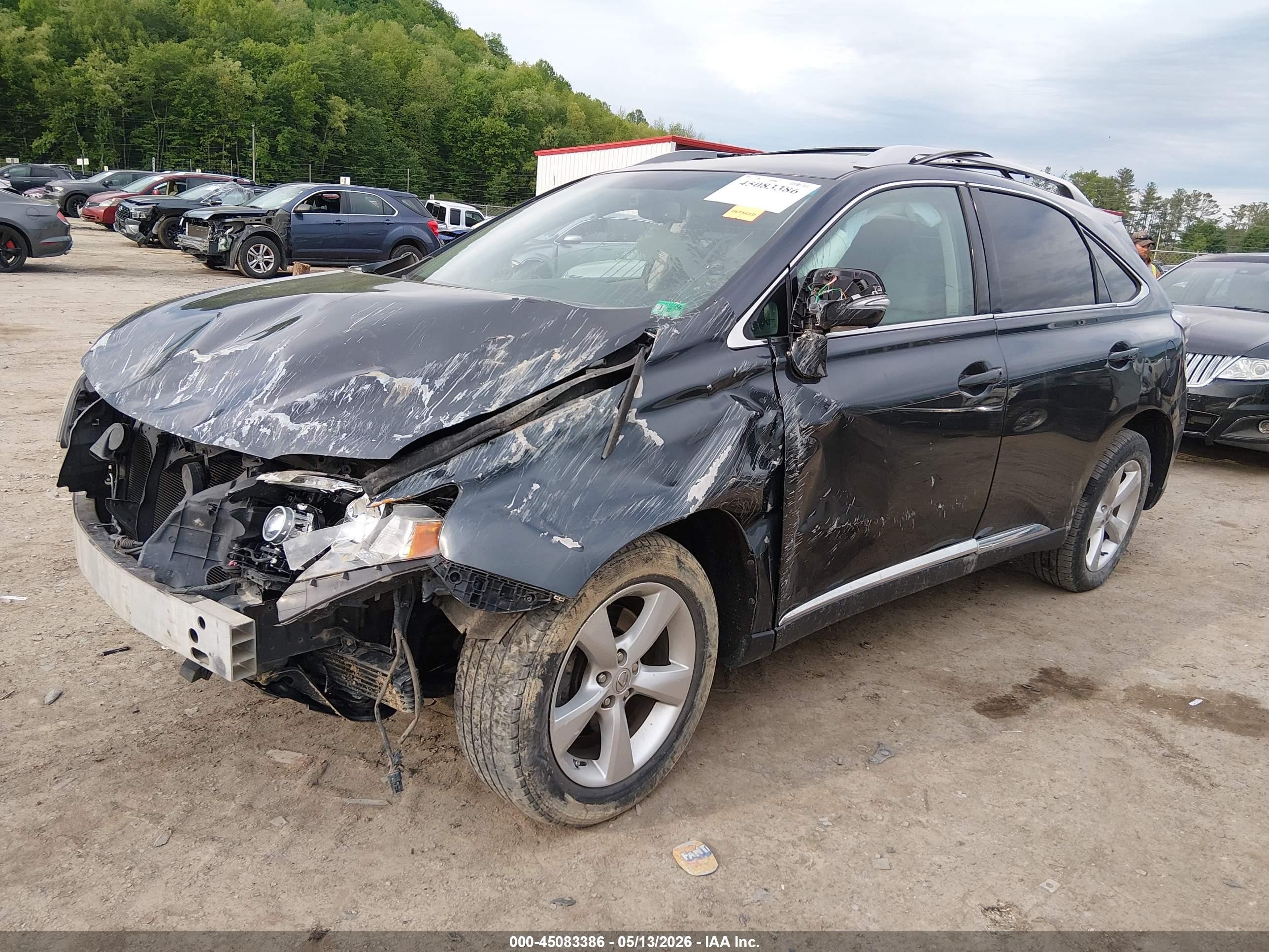 2010 Lexus Rx 350   Серый vin: 2T2BK1BA4AC044990