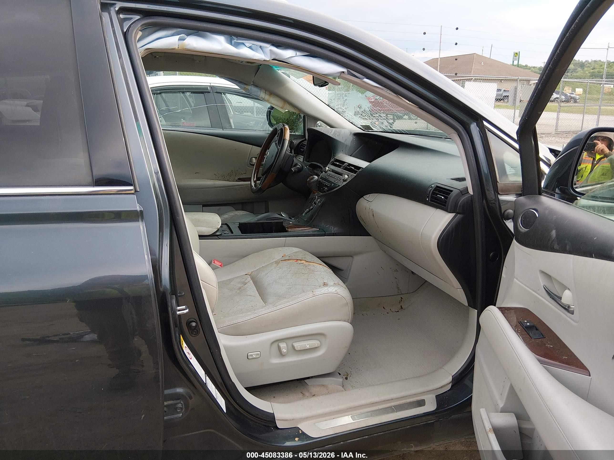 2010 Lexus Rx 350   Серый vin: 2T2BK1BA4AC044990