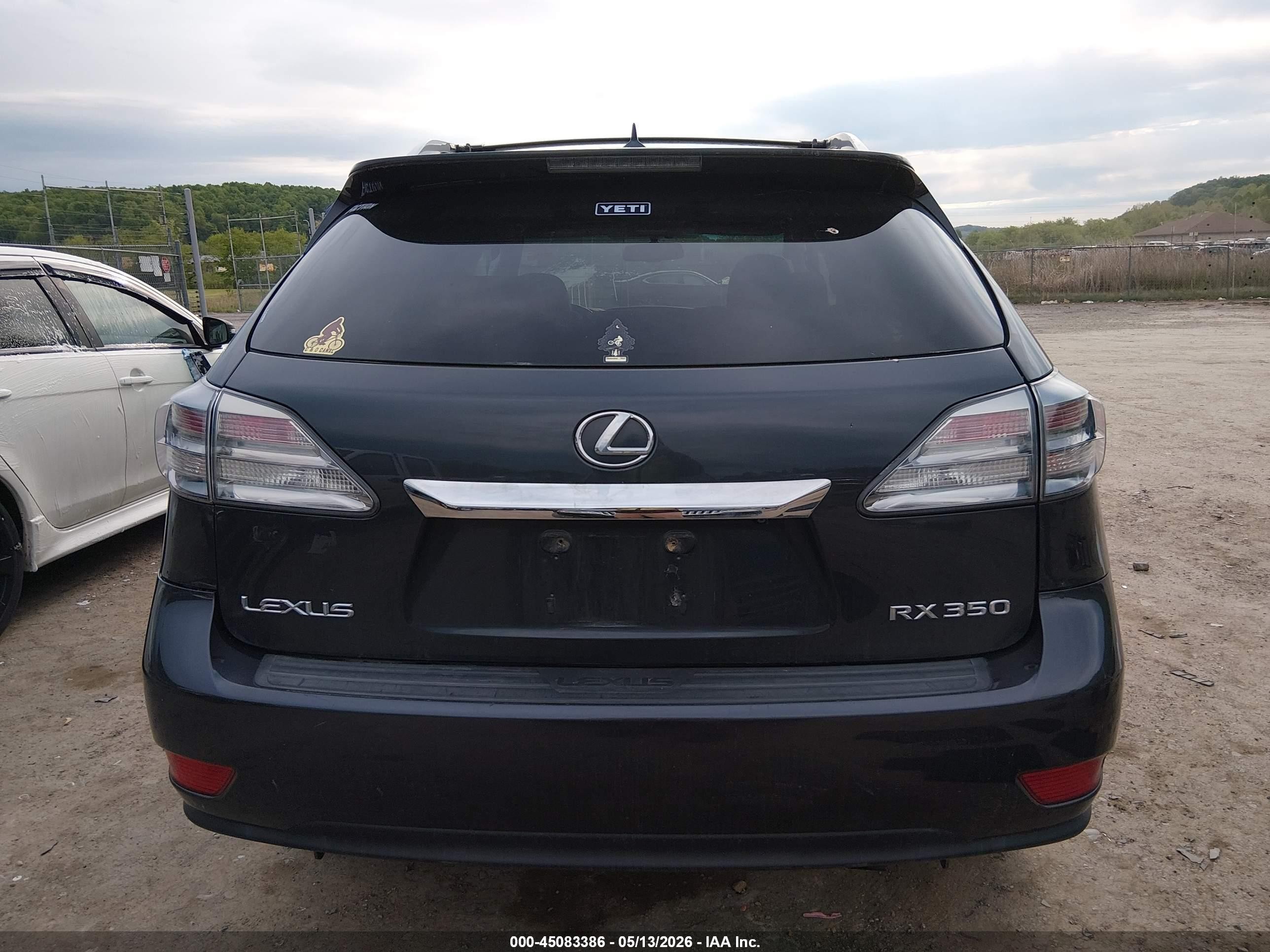 2010 Lexus Rx 350   Серый vin: 2T2BK1BA4AC044990
