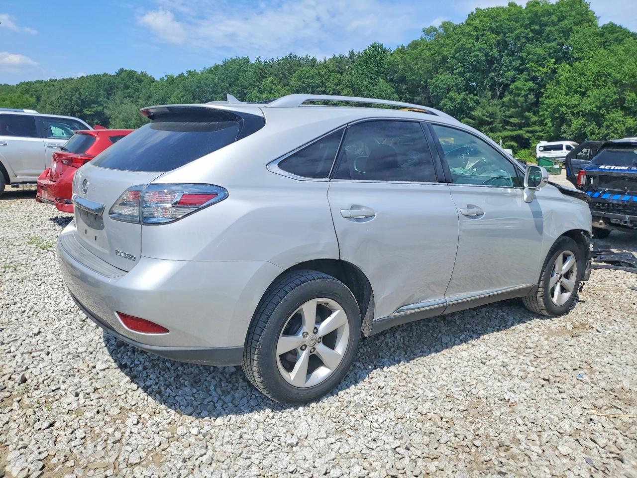 2010 Lexus Rx 350 Silver vin: 2T2BK1BA4AC048490