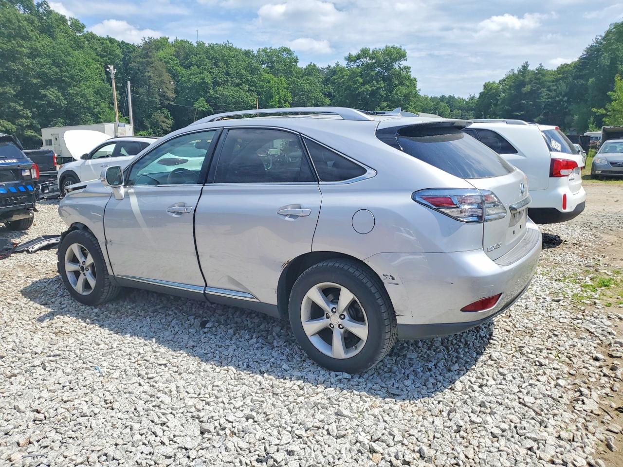 2010 Lexus Rx 350 Silver vin: 2T2BK1BA4AC048490