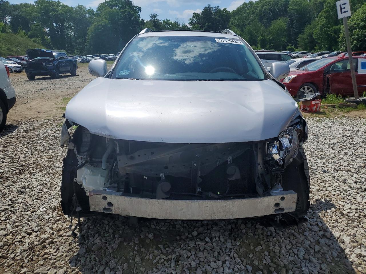 2010 Lexus Rx 350 Silver vin: 2T2BK1BA4AC048490