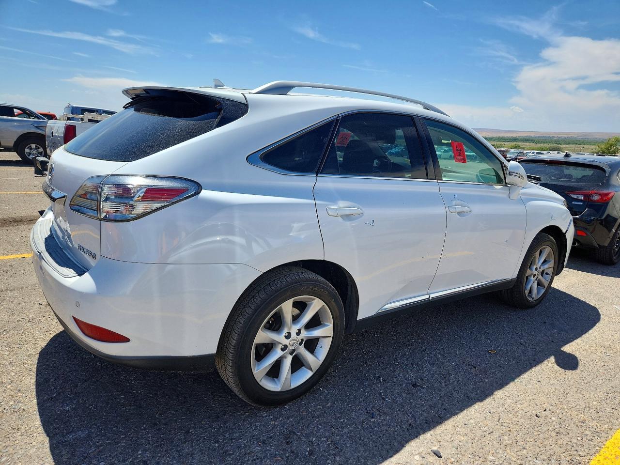 2010 Lexus Rx 350 White vin: 2T2BK1BA4AC051874