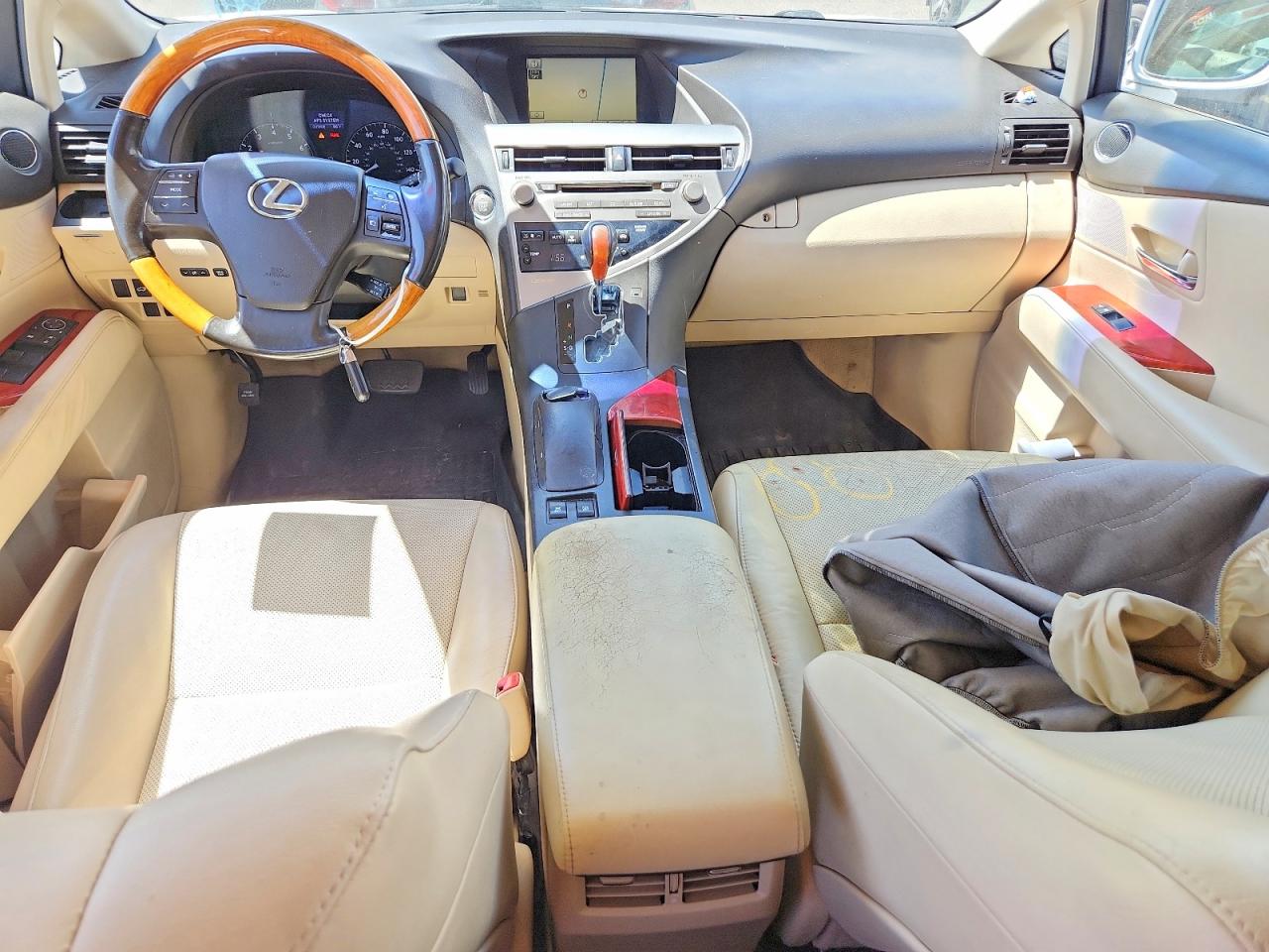 2010 Lexus Rx 350 White vin: 2T2BK1BA4AC051874