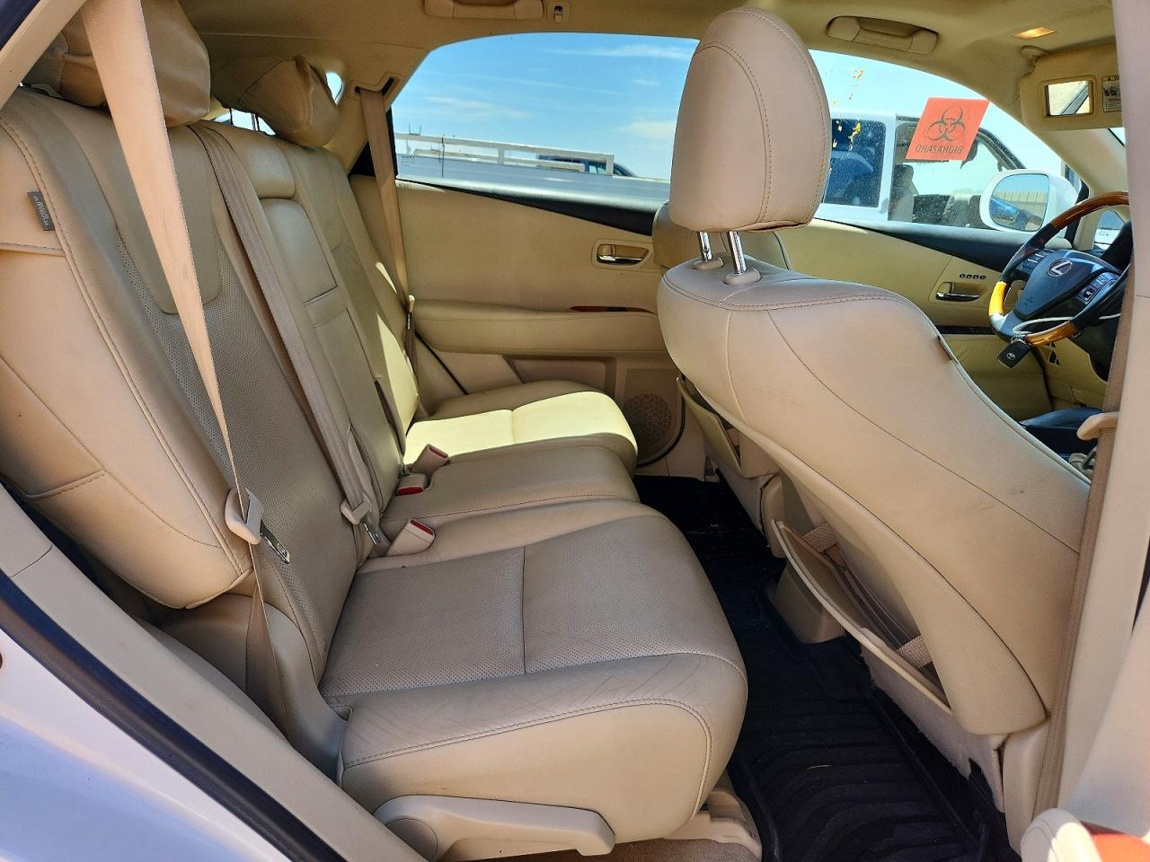 2010 Lexus Rx 350 White vin: 2T2BK1BA4AC051874