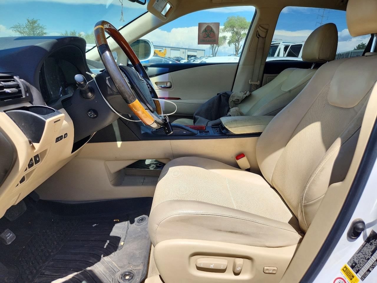 2010 Lexus Rx 350 White vin: 2T2BK1BA4AC051874