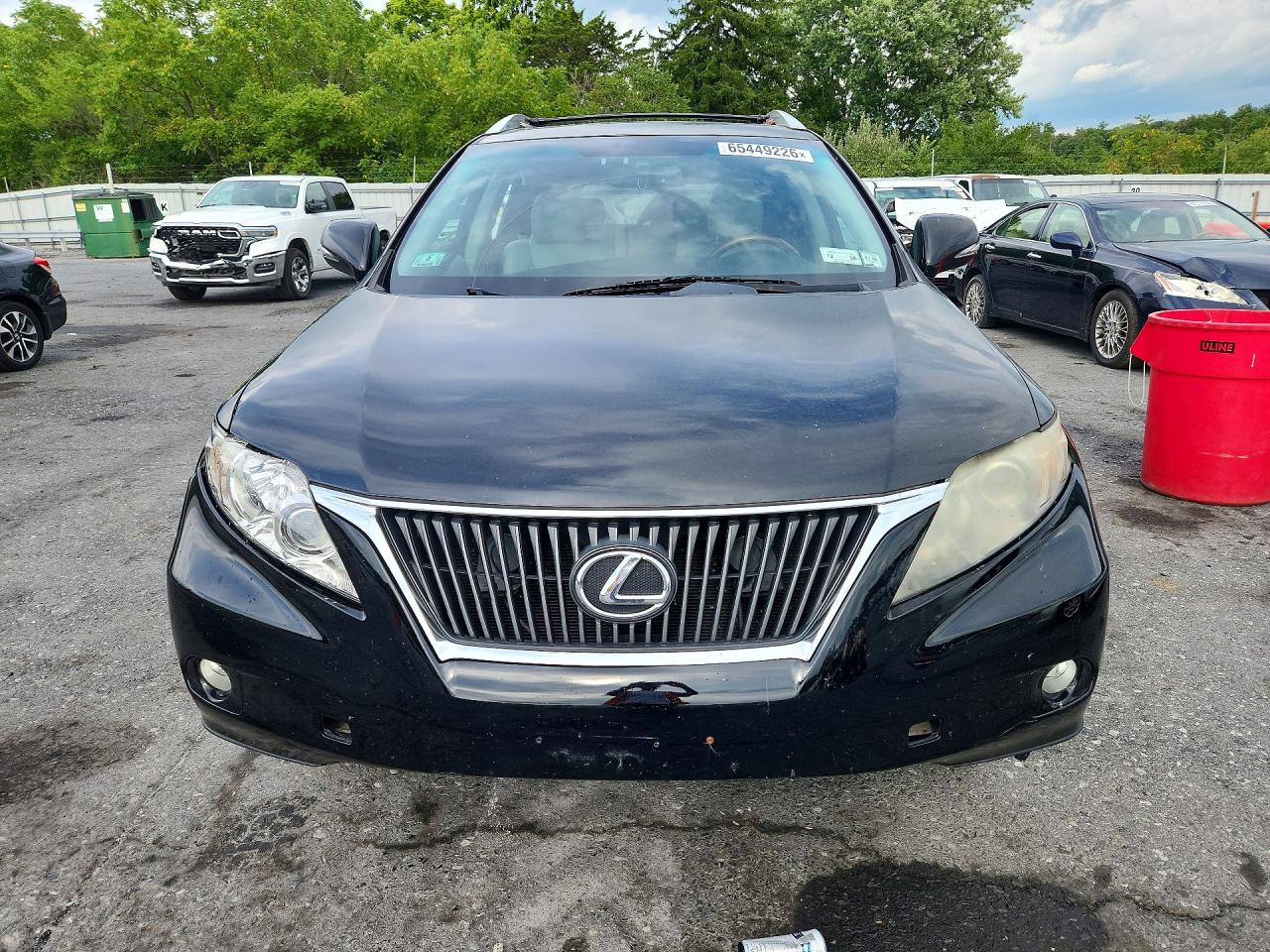 2010 Lexus Rx 350 Черный vin: 2T2BK1BA4AC055715