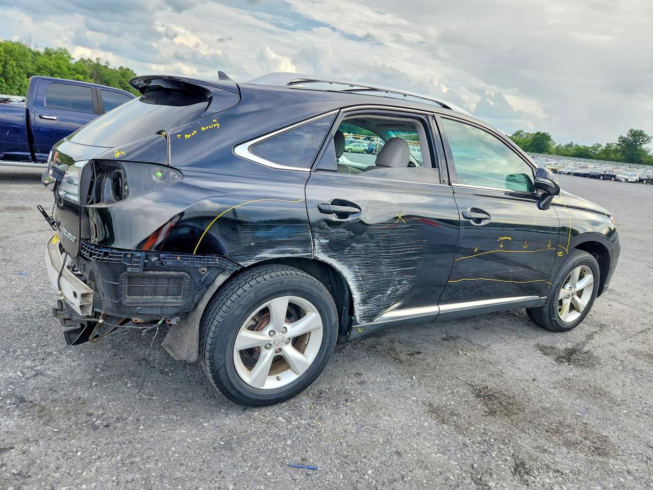 2010 Lexus Rx 350 Черный vin: 2T2BK1BA4AC055715