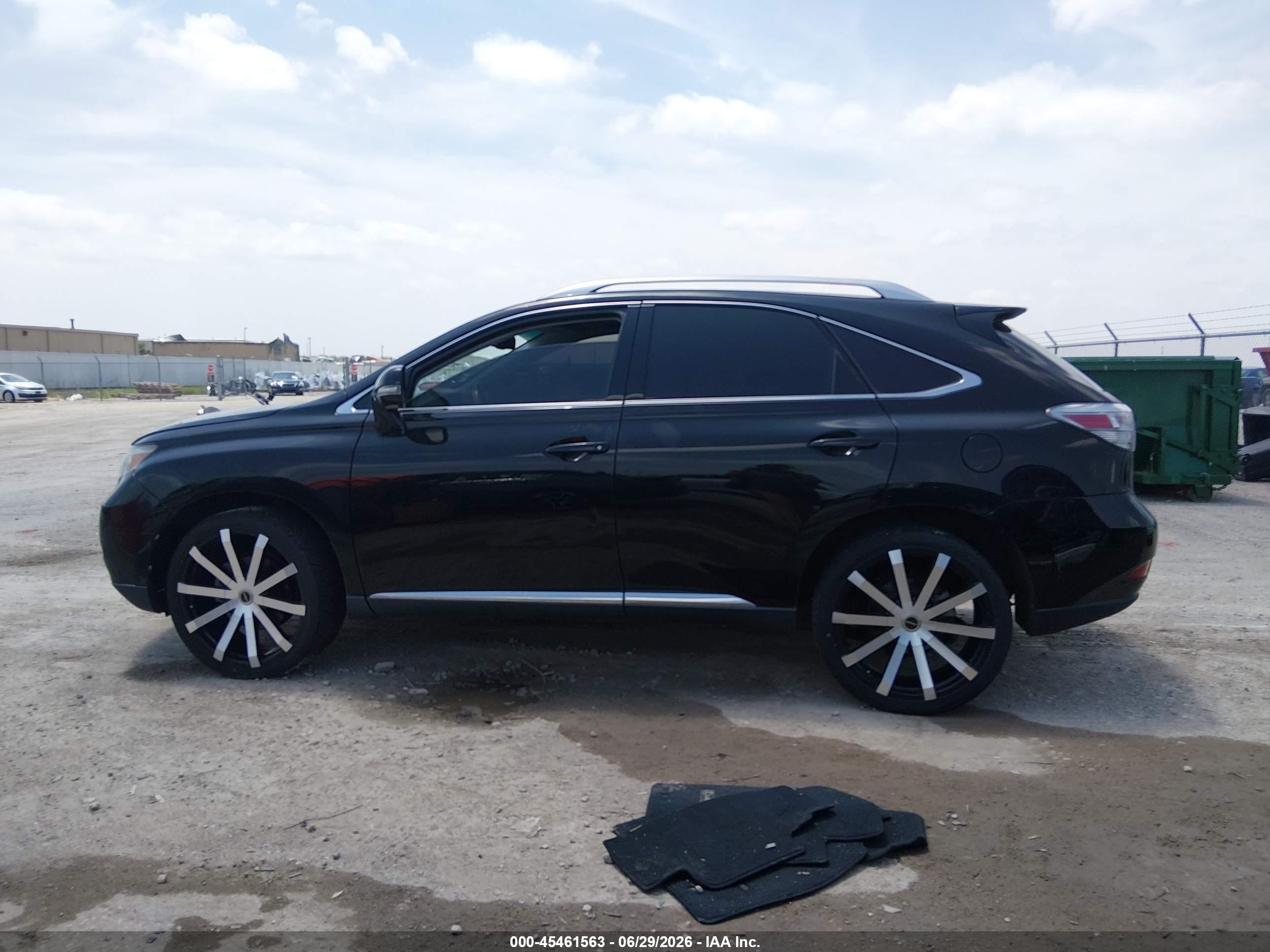 2010 Lexus Rx 350   Черный vin: 2T2BK1BA4AC057545