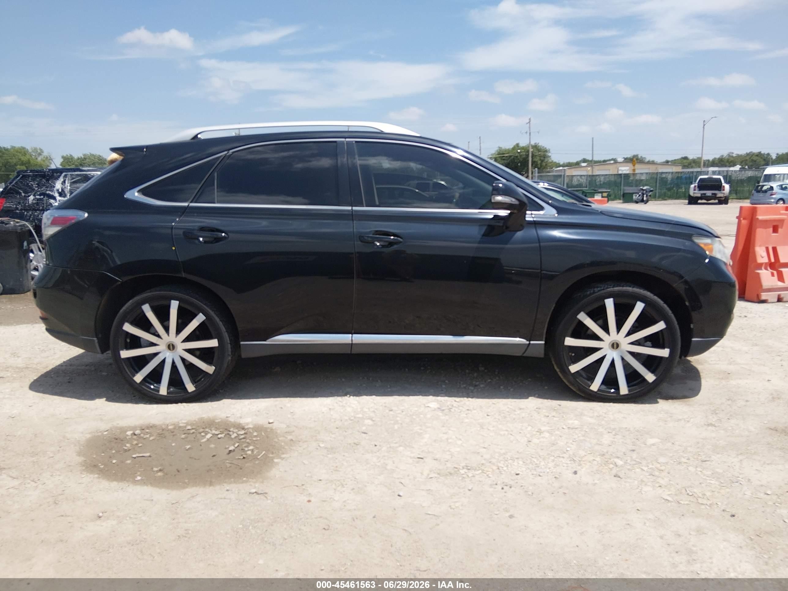 2010 Lexus Rx 350   Черный vin: 2T2BK1BA4AC057545