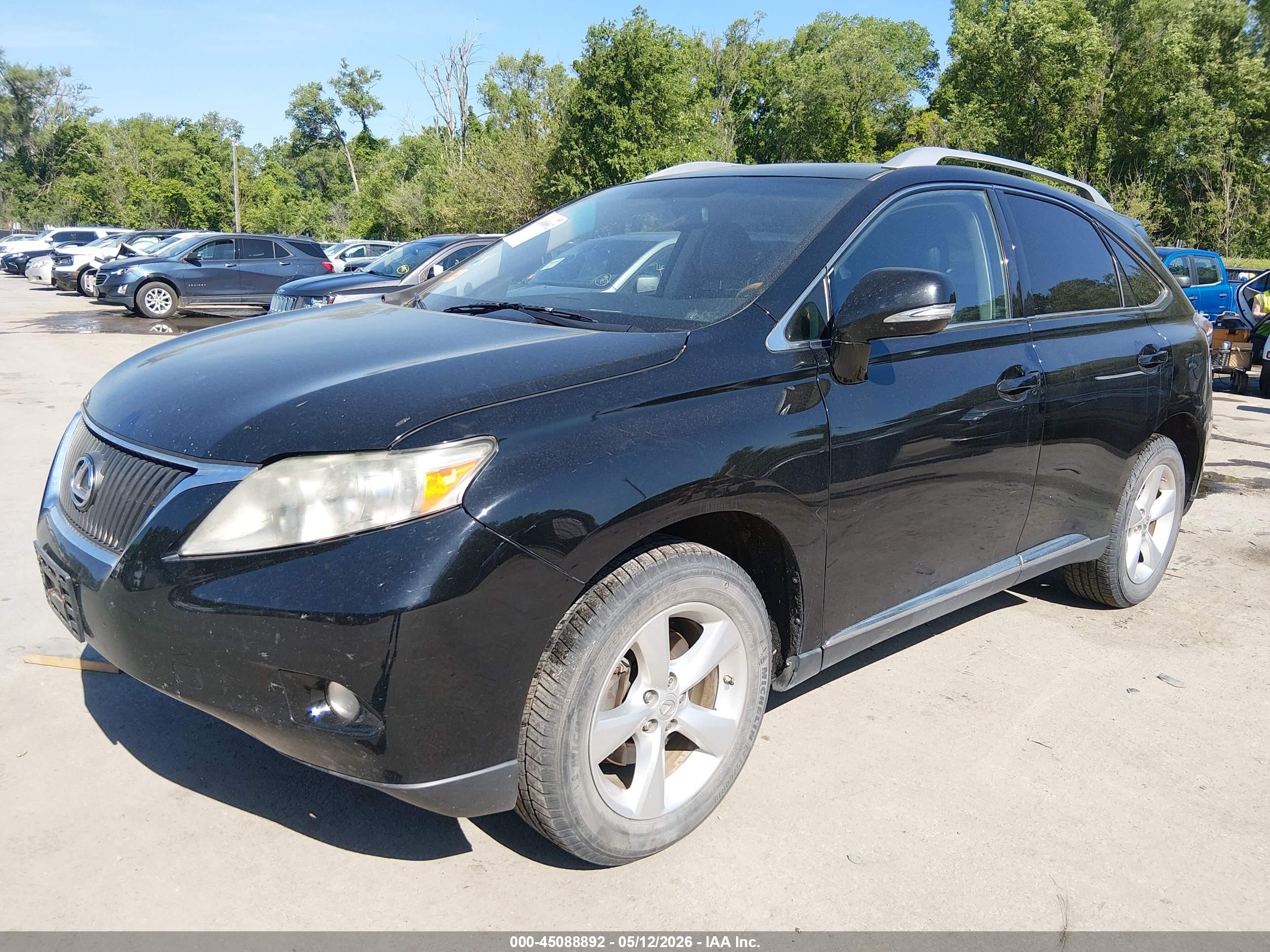 2010 Lexus Rx 350   Black vin: 2T2BK1BA4AC058372