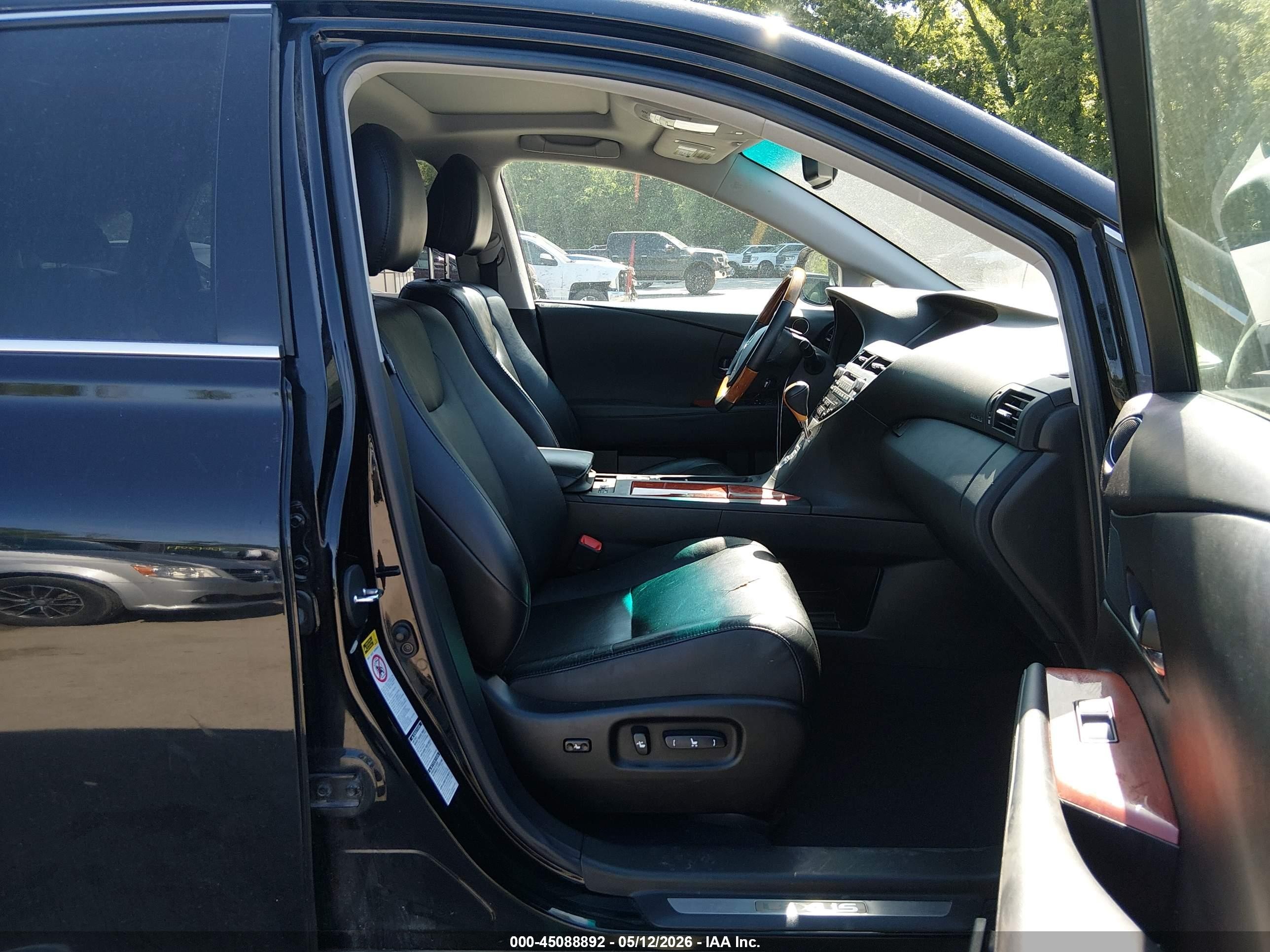 2010 Lexus Rx 350   Black vin: 2T2BK1BA4AC058372