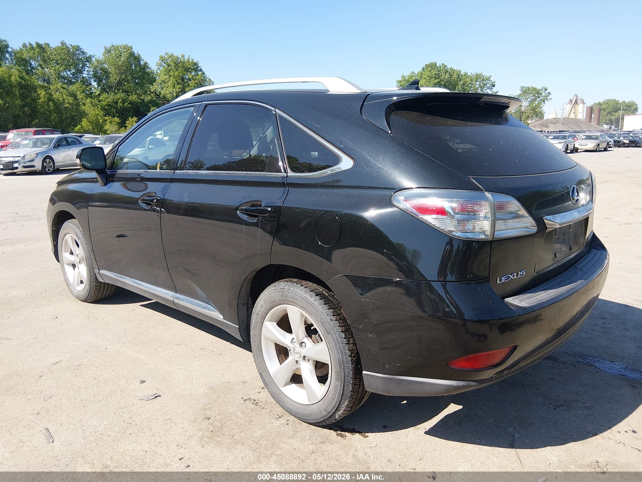 2010 Lexus Rx 350   Black vin: 2T2BK1BA4AC058372