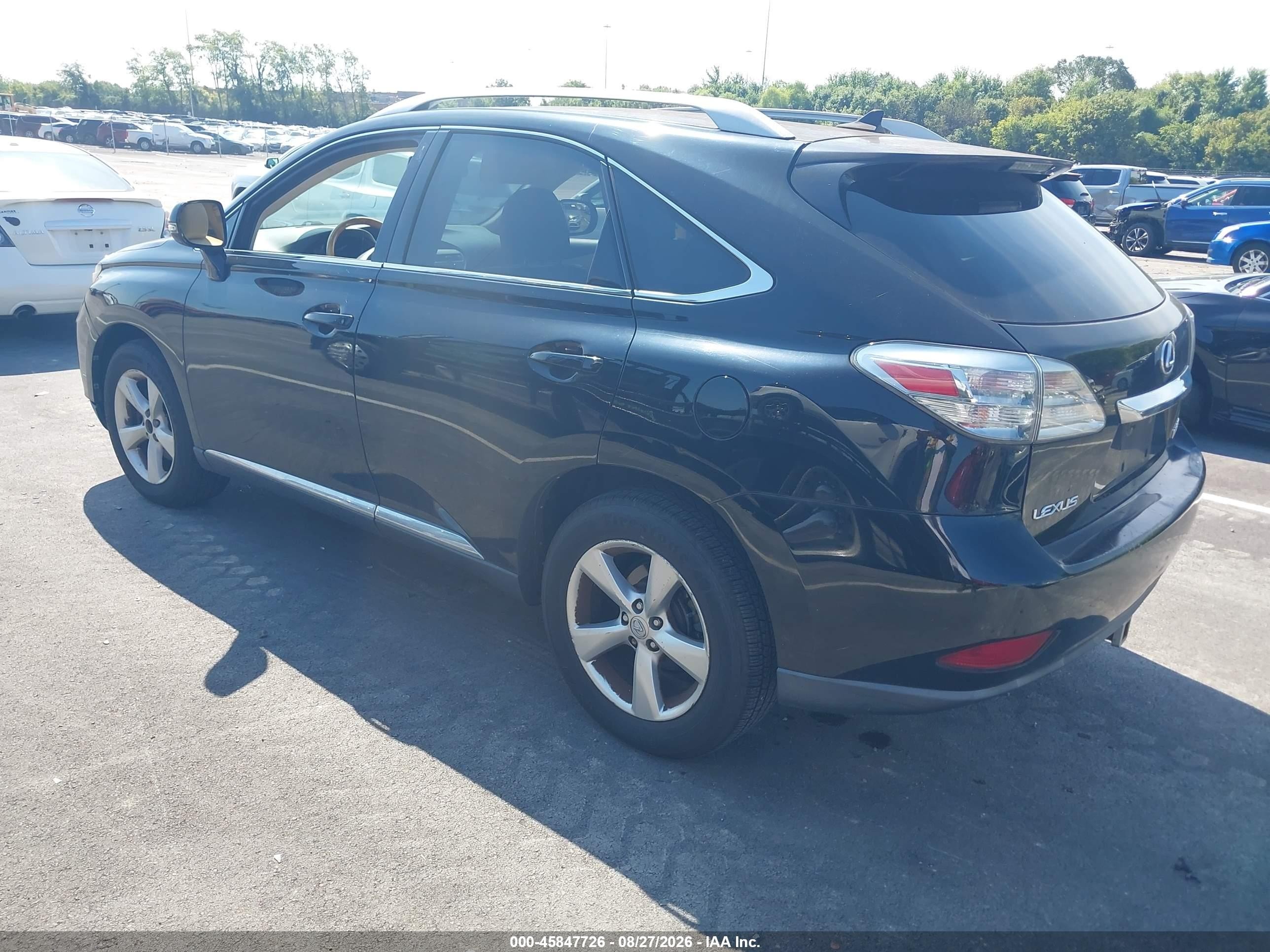 2010 Lexus Rx 350   Черный vin: 2T2BK1BA4AC059800