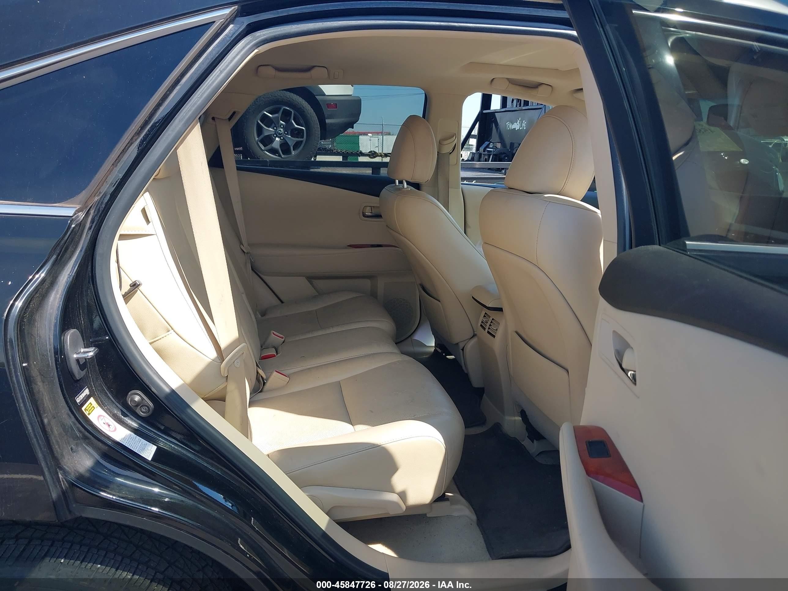2010 Lexus Rx 350   Черный vin: 2T2BK1BA4AC059800