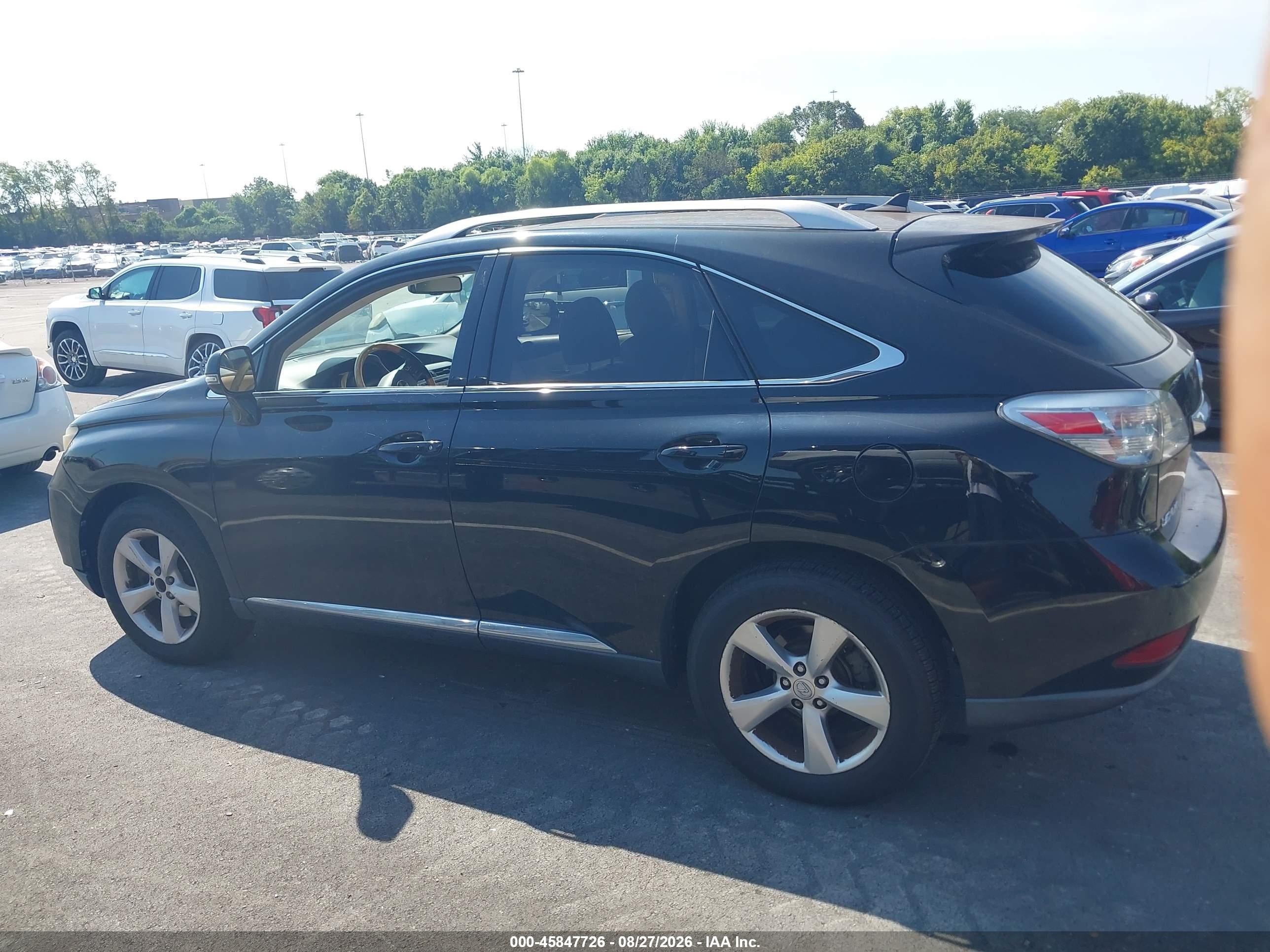 2010 Lexus Rx 350   Черный vin: 2T2BK1BA4AC059800