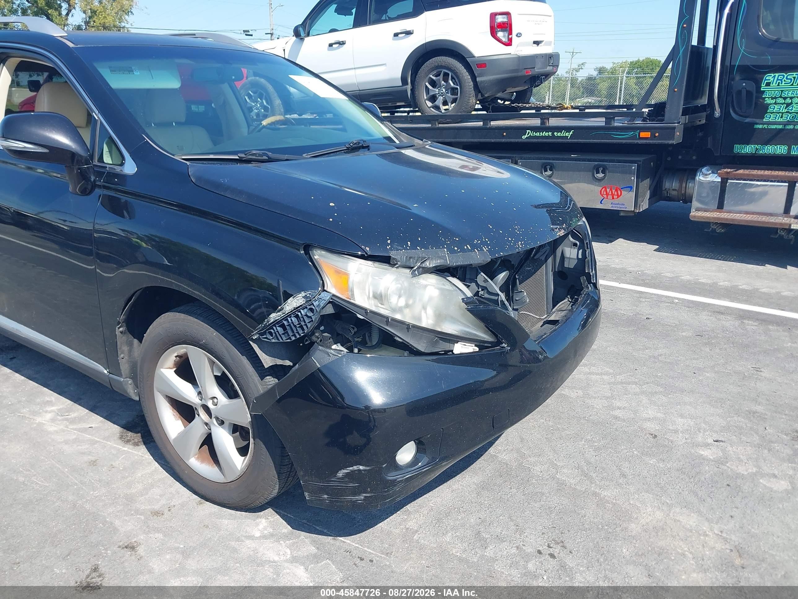 2010 Lexus Rx 350   Черный vin: 2T2BK1BA4AC059800