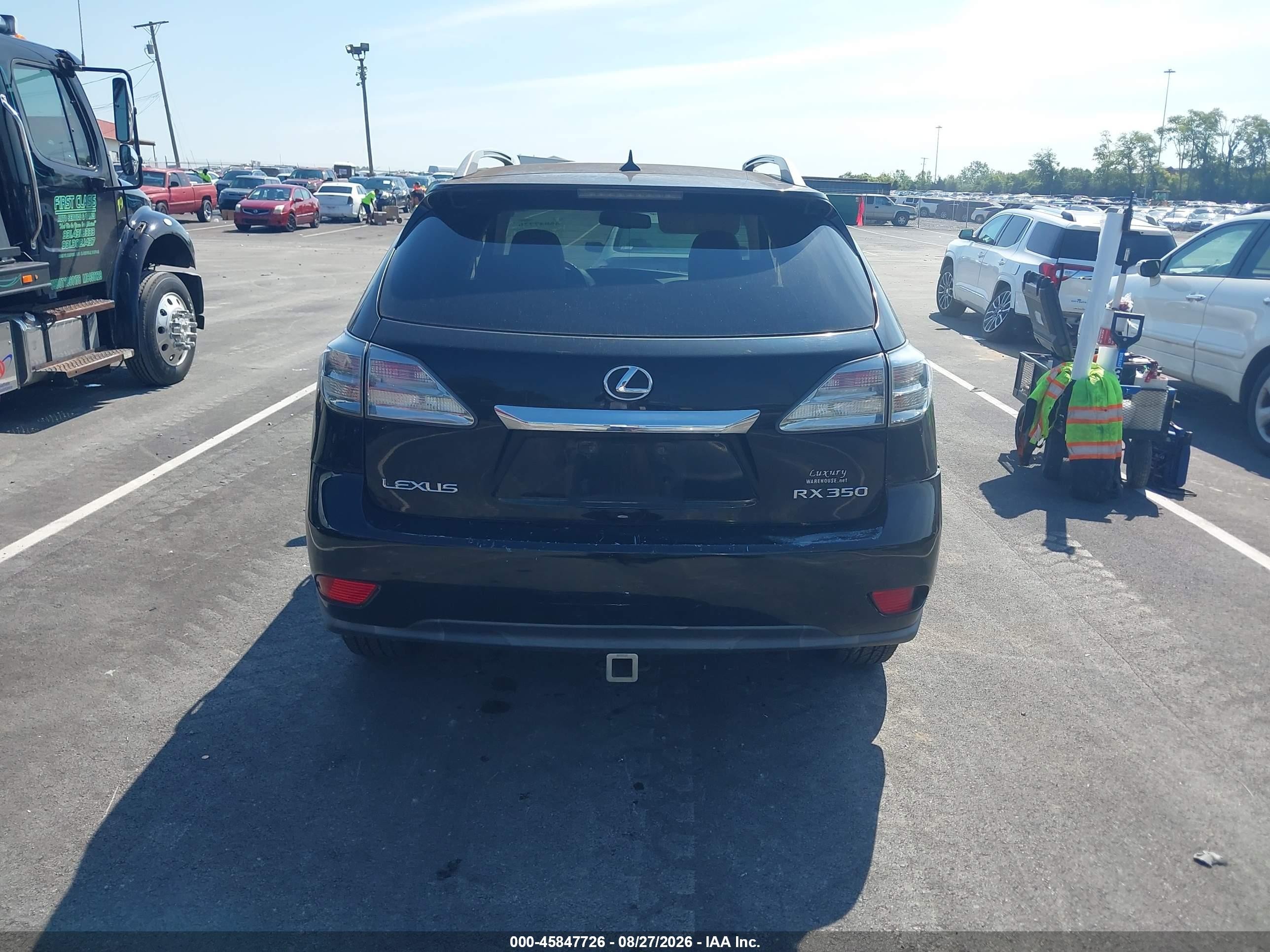2010 Lexus Rx 350   Черный vin: 2T2BK1BA4AC059800