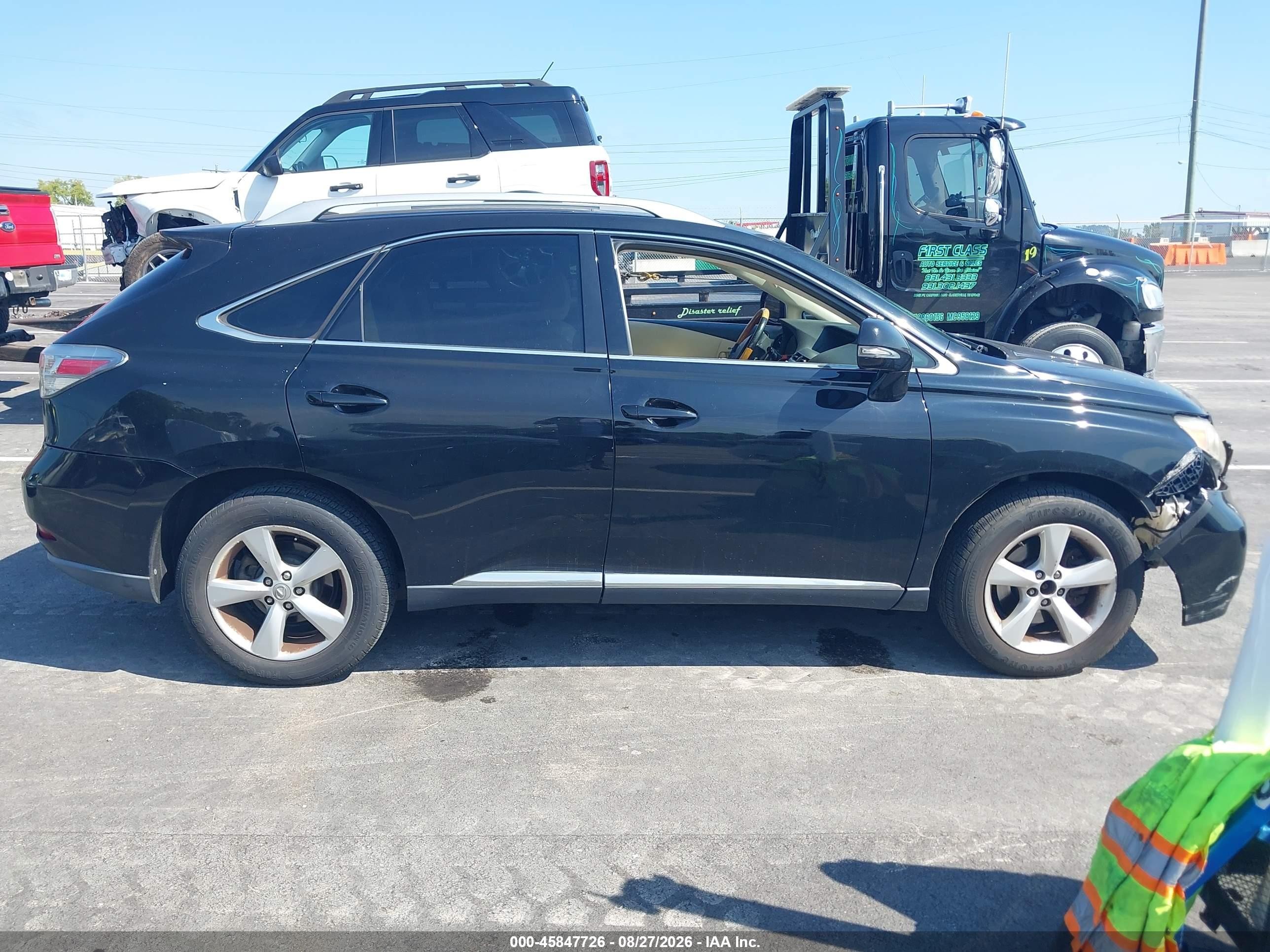2010 Lexus Rx 350   Черный vin: 2T2BK1BA4AC059800