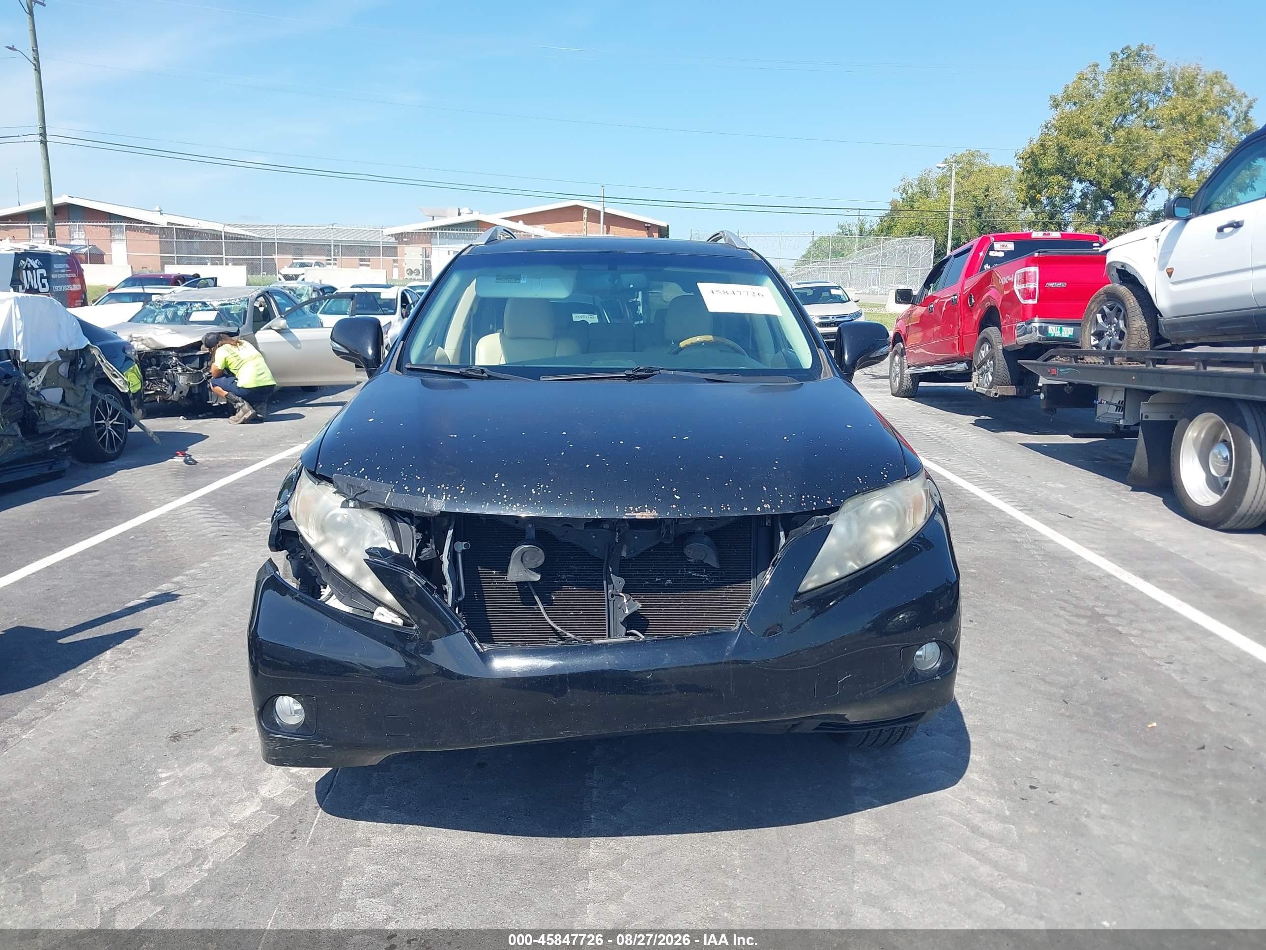 2010 Lexus Rx 350   Черный vin: 2T2BK1BA4AC059800