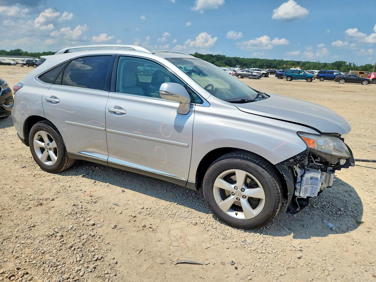 2010 Lexus Rx 350 Silver vin: 2T2BK1BA4AC067976