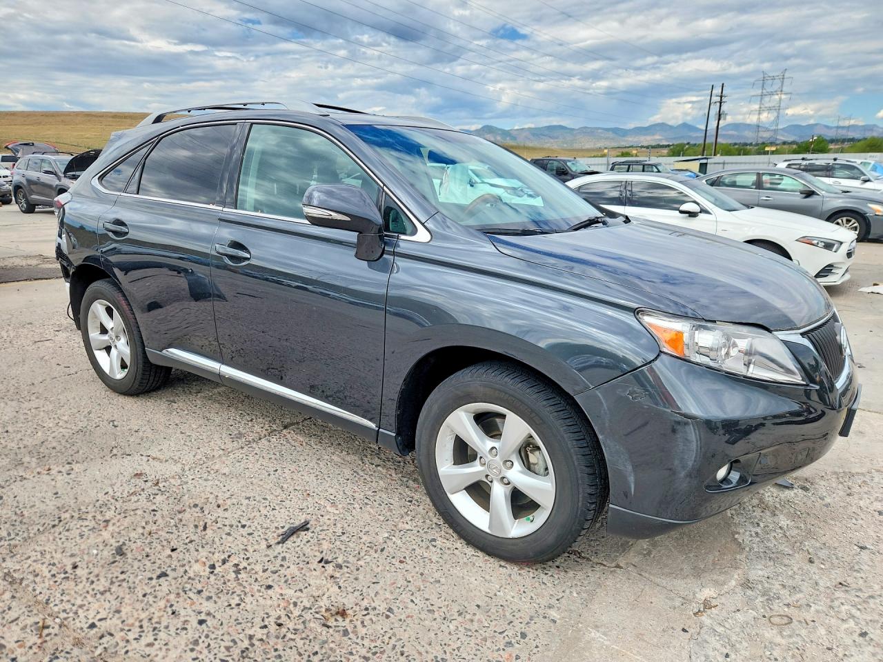 2010 Lexus Rx 350 Charcoal vin: 2T2BK1BA4AC075110