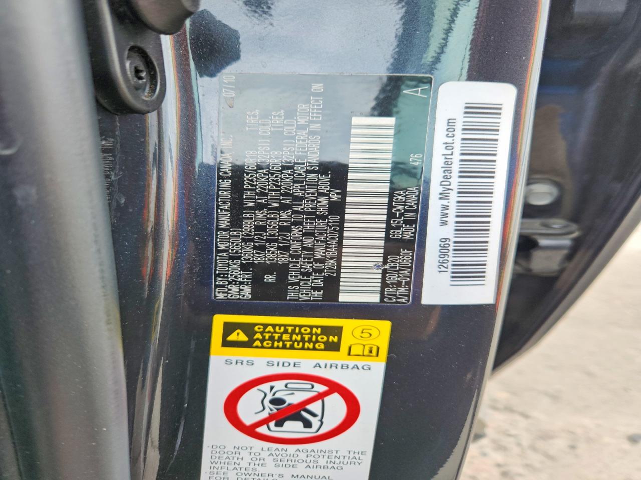 2010 Lexus Rx 350 Charcoal vin: 2T2BK1BA4AC075110