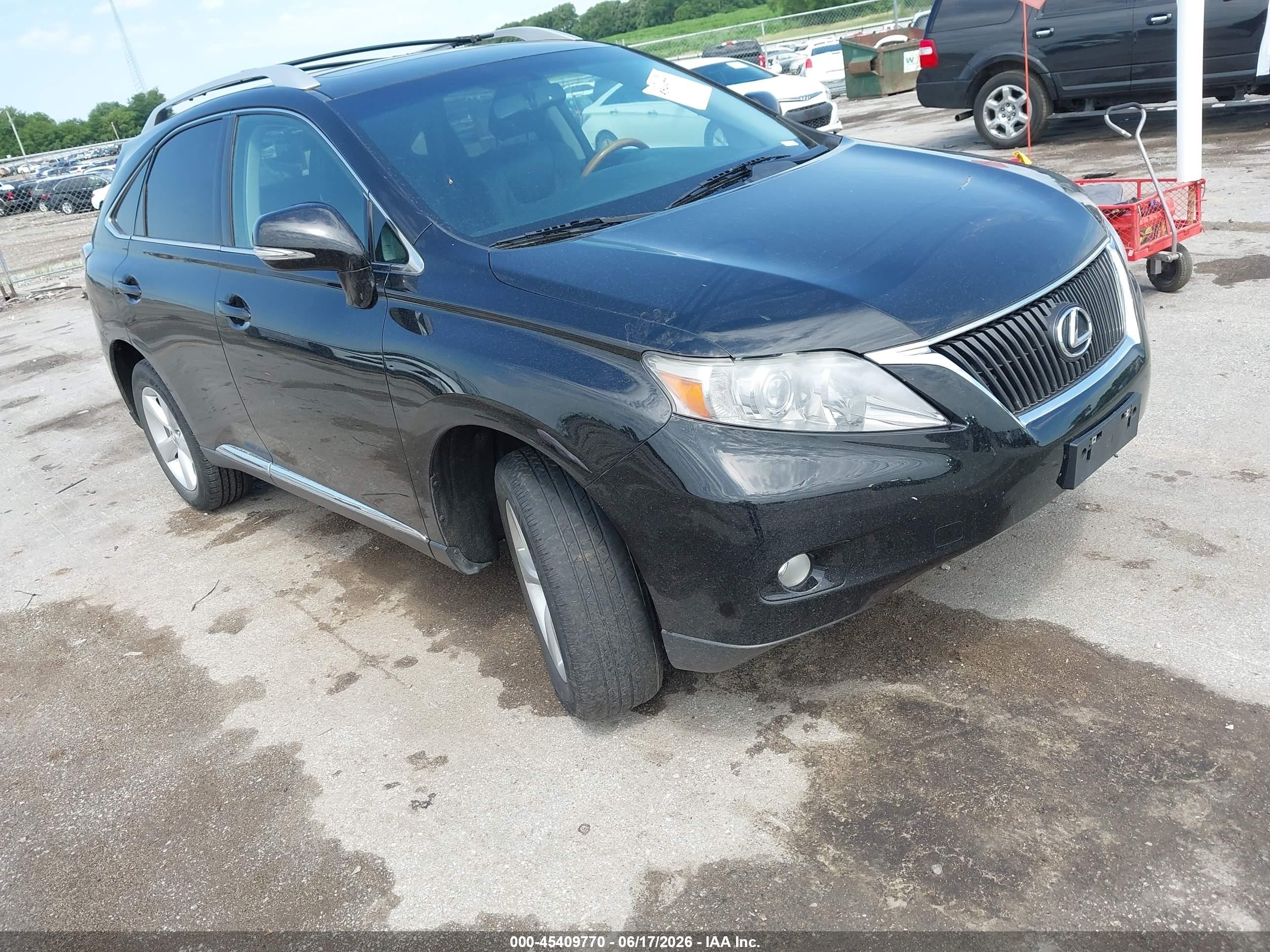 2010 Lexus Rx 350 Black vin: 2T2BK1BA4AC079500