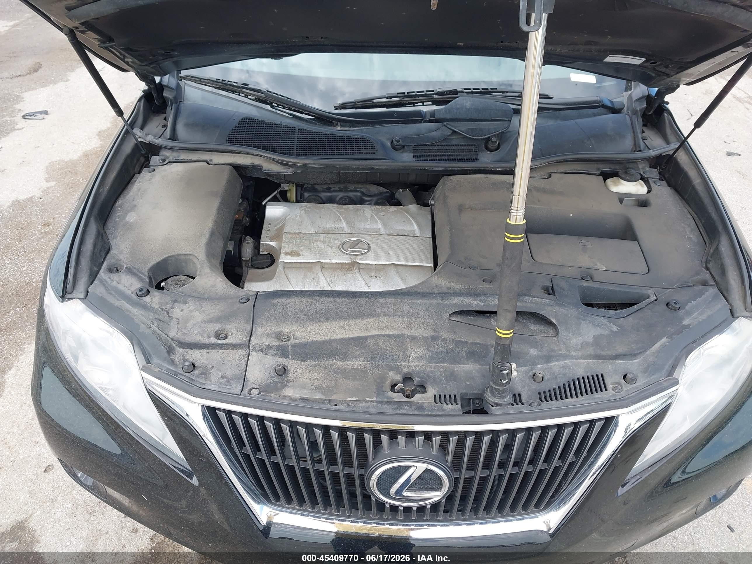 2010 Lexus Rx 350 Black vin: 2T2BK1BA4AC079500