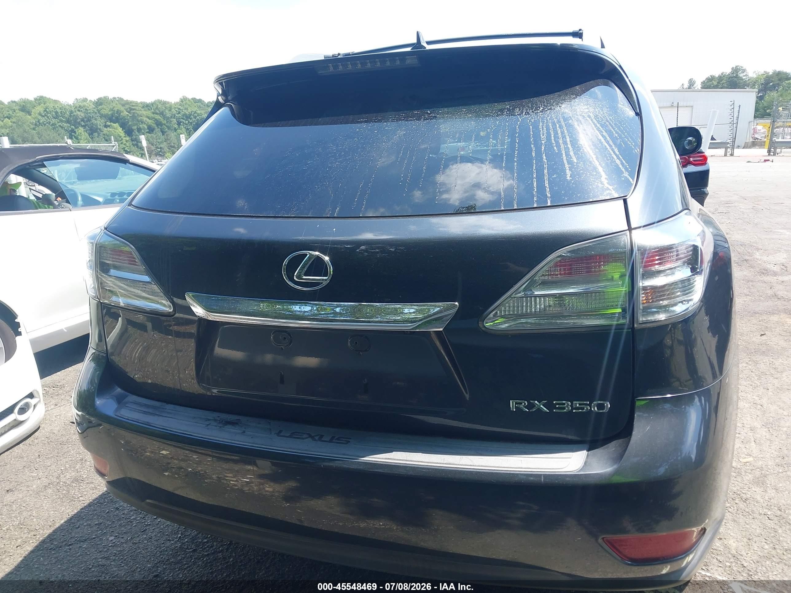 2011 Lexus Rx 350   Black vin: 2T2BK1BA4BC089171