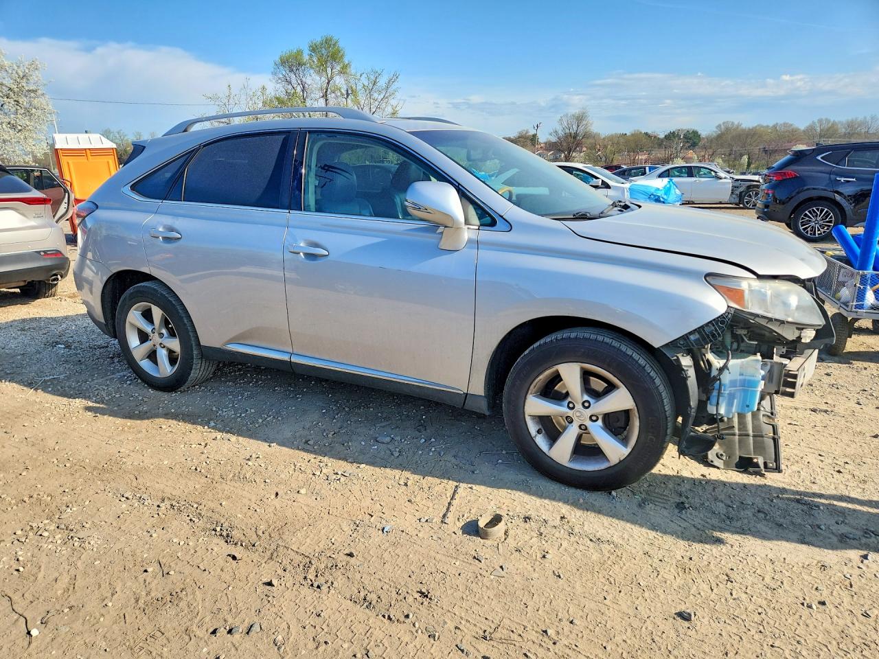 2011 Lexus Rx 350 Base Silver vin: 2T2BK1BA4BC093947